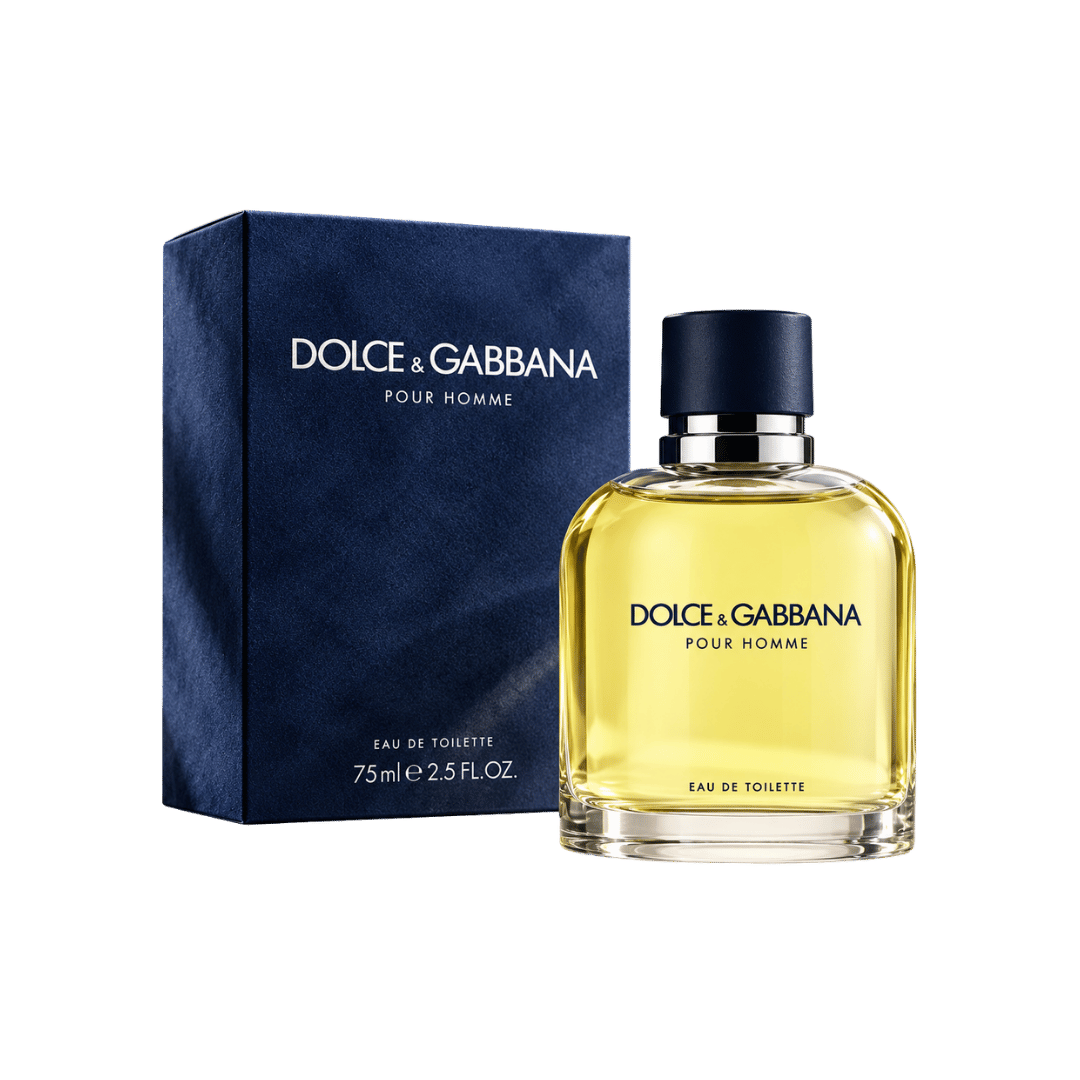 Dolce & Gabbana Pour Homme Eau de Toilette for Men 2.5 Ounce