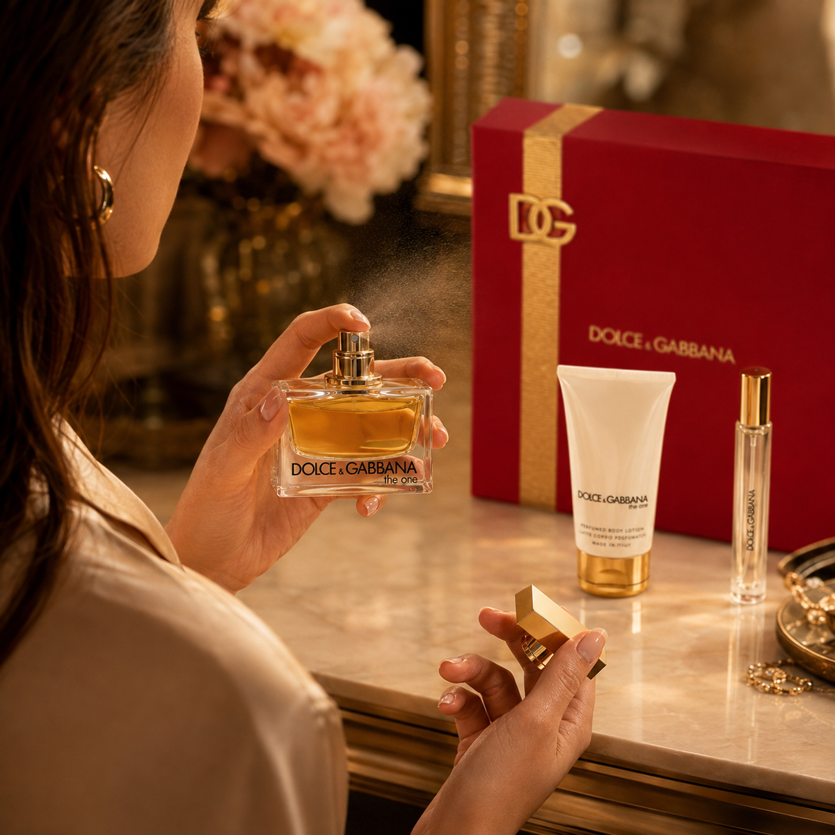 Dolce & Gabbana The One 3-Piece Gift Set for Women (with Body Lotion)