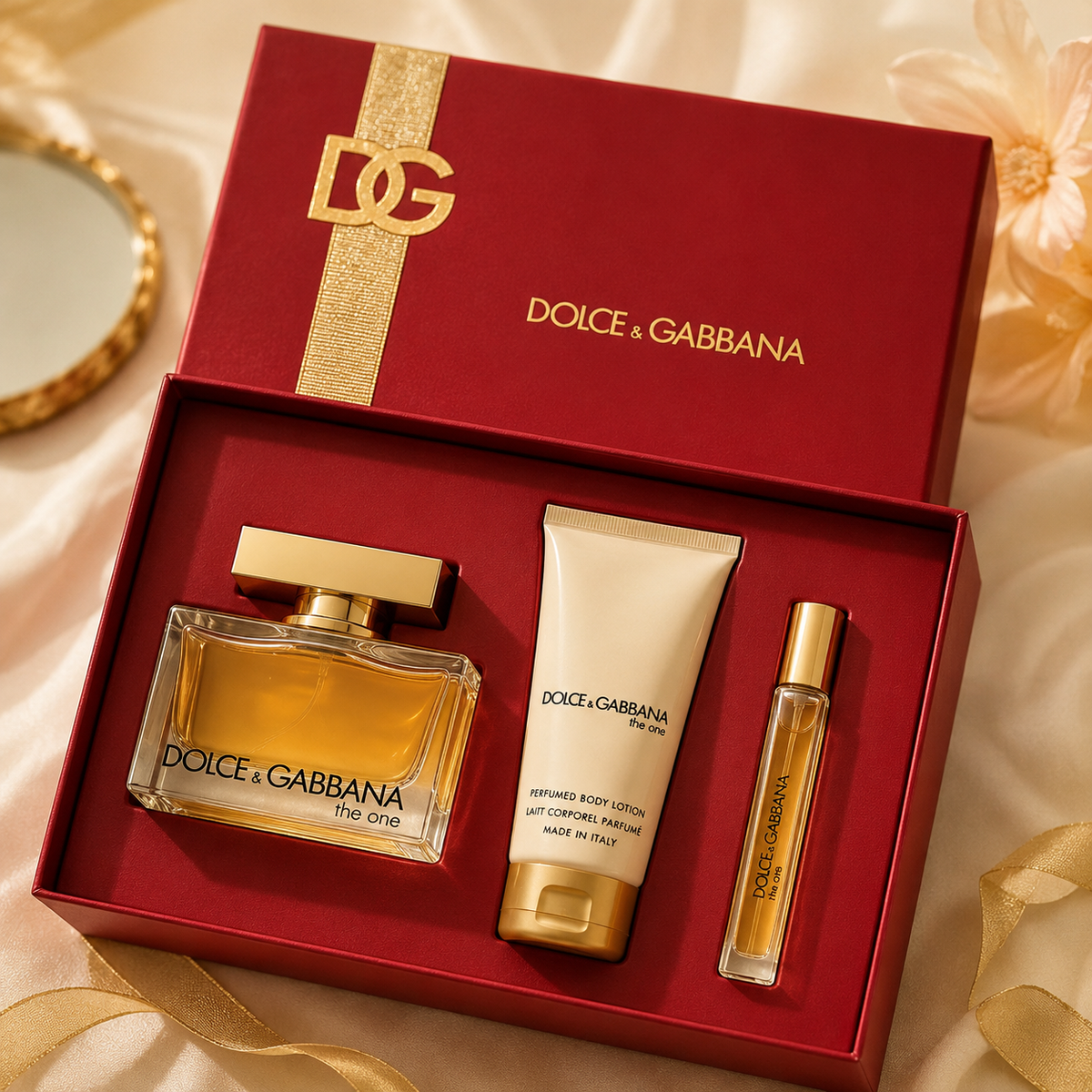 Dolce & Gabbana The One 3-Piece Gift Set for Women (with Body Lotion)