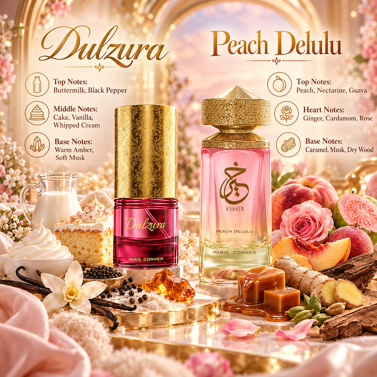 Dulzura & Peach Delulu Bundle for Women, image 4