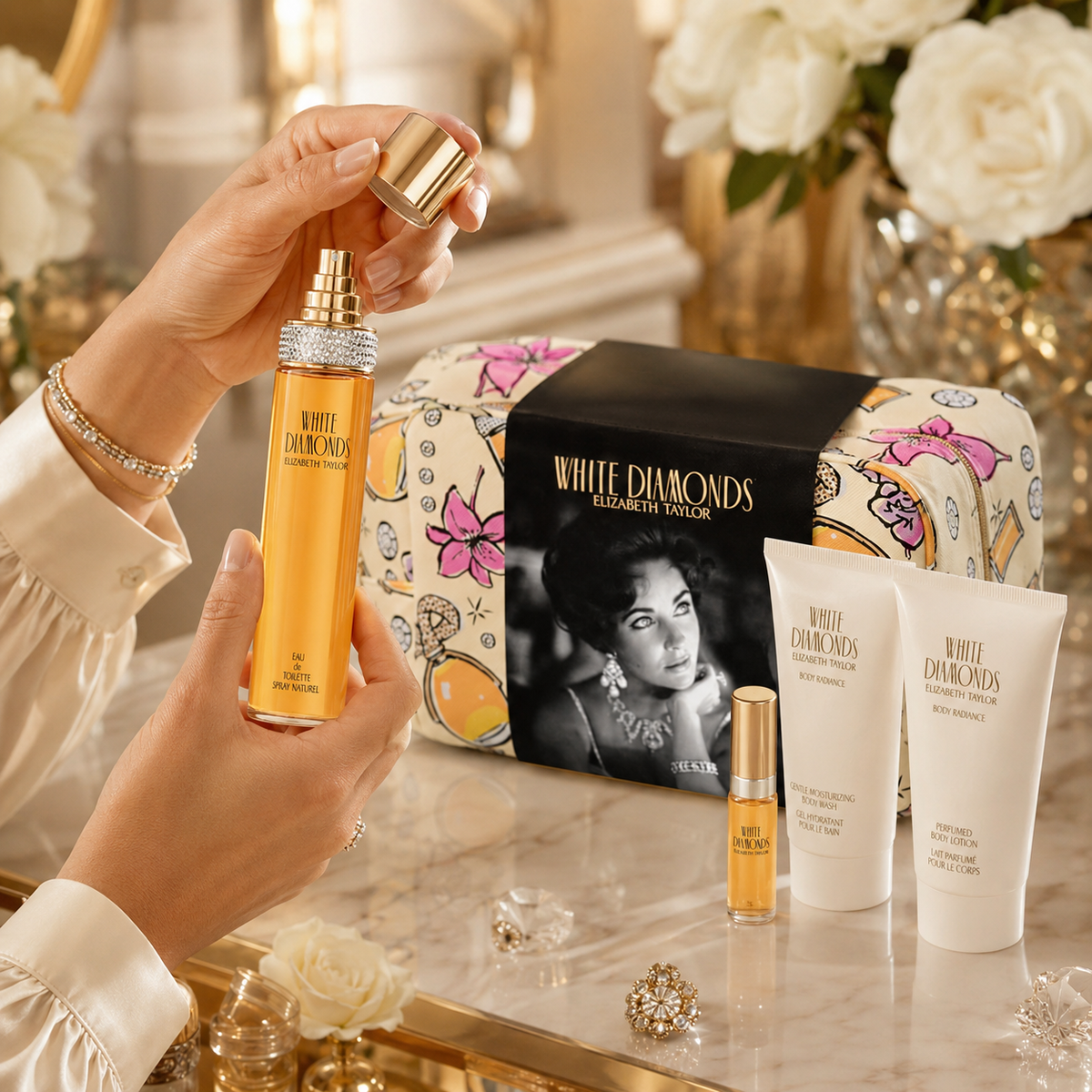 Elizabeth Taylor White Diamonds 4-Piece Gift Set for Women