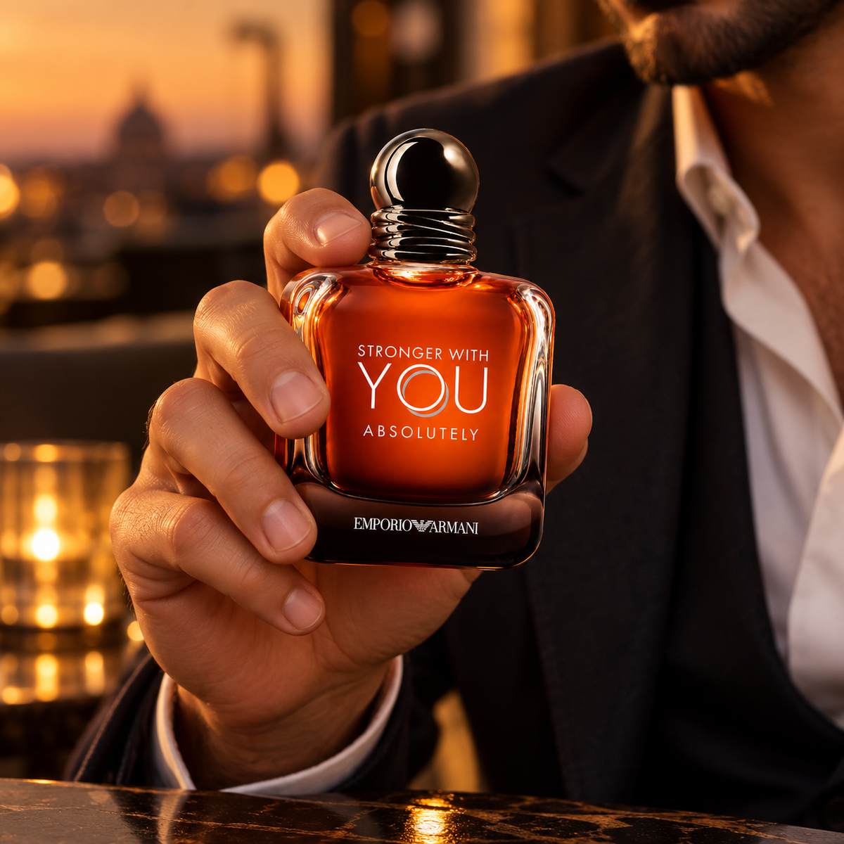 Emporio Armani Stronger With You Absolutely Parfum for Men 3.4 Ounce