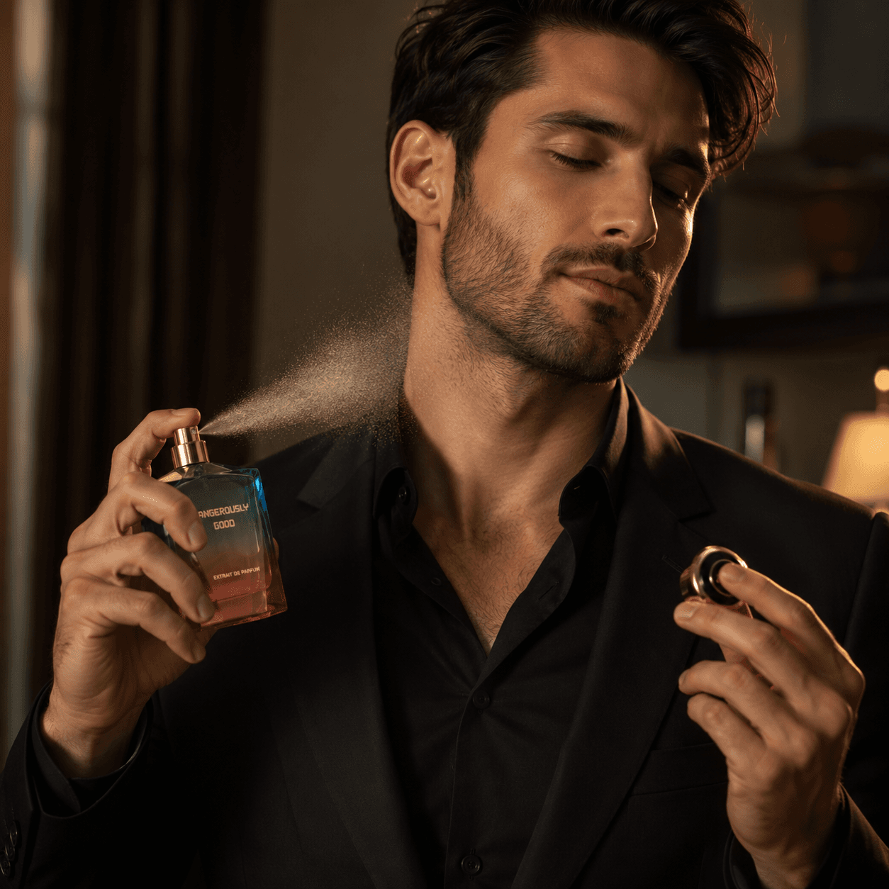 Fragrance Story Dangerously Good Extrait De Parfum Spray For Men 3.4 Ounce