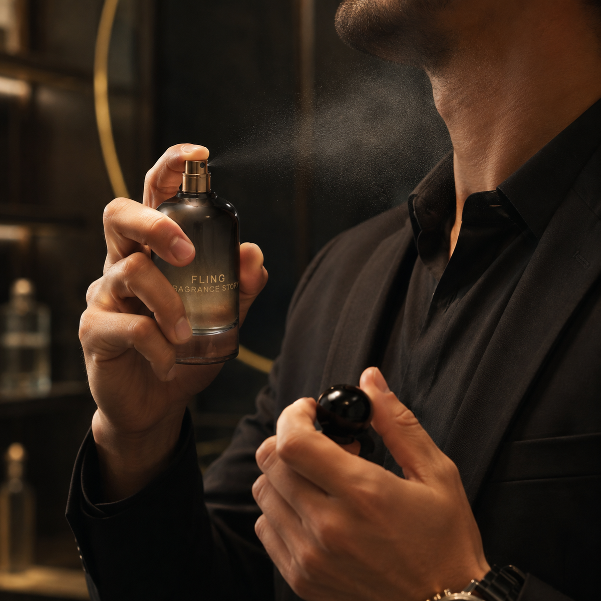 Fragrance Story Fling Eau de Parfum Spray For Men 3.4 Ounce