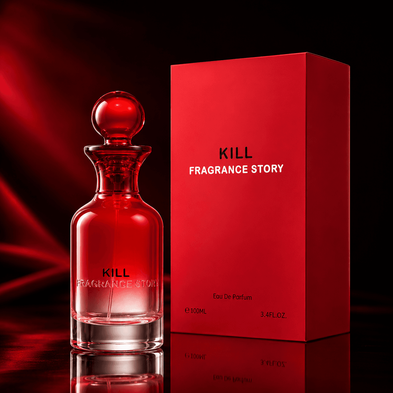Fragrance Story Kill Eau De Parfum Spray For Men 3.4 Ounce