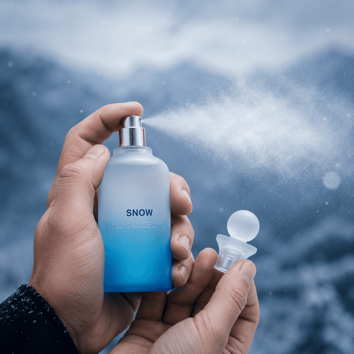 Fragrance Story Snow Eau De Parfum Spray For Men 3.4 Ounce
