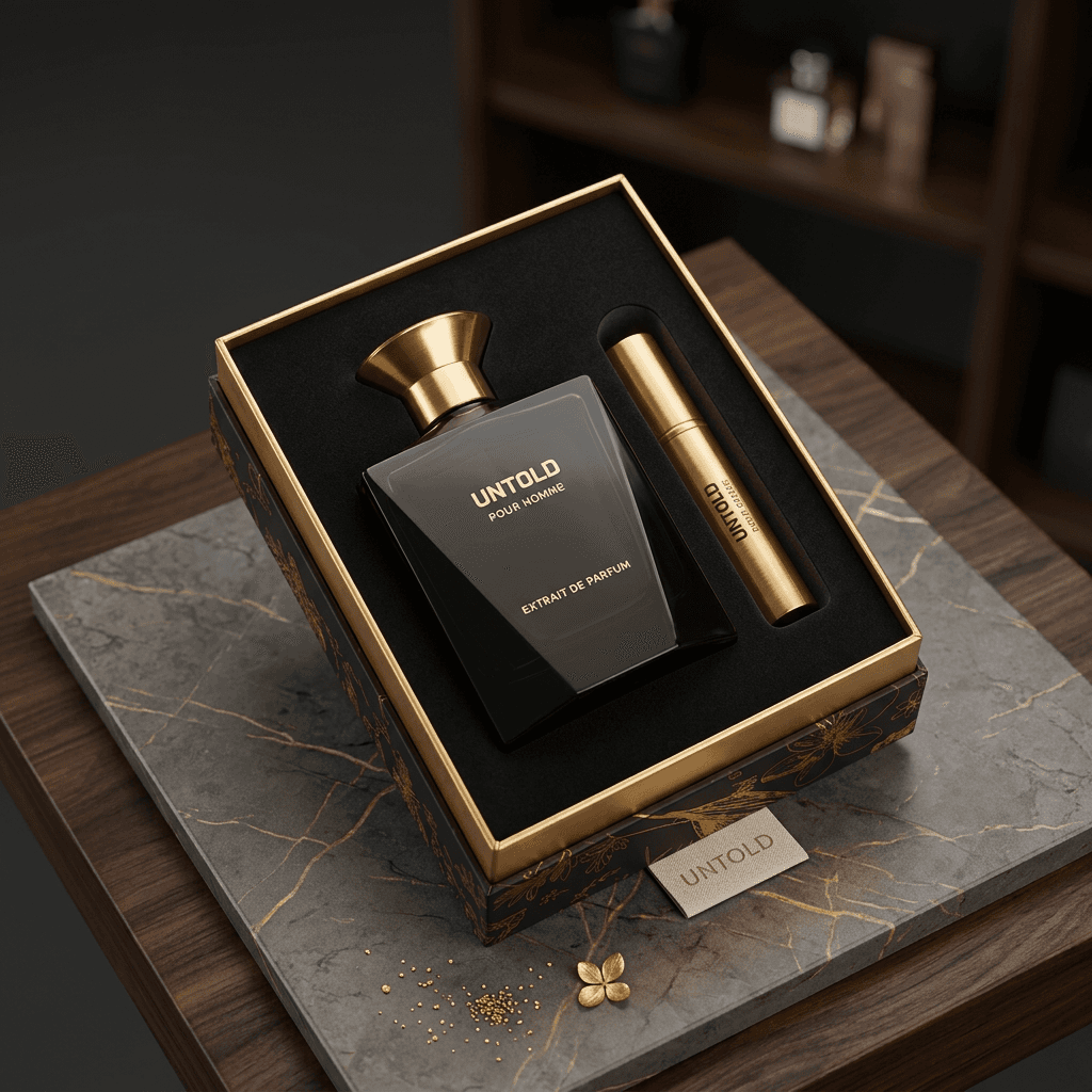 Fragrance Story Untold Extrait De Parfum Spray For Men 3.4 Ounce