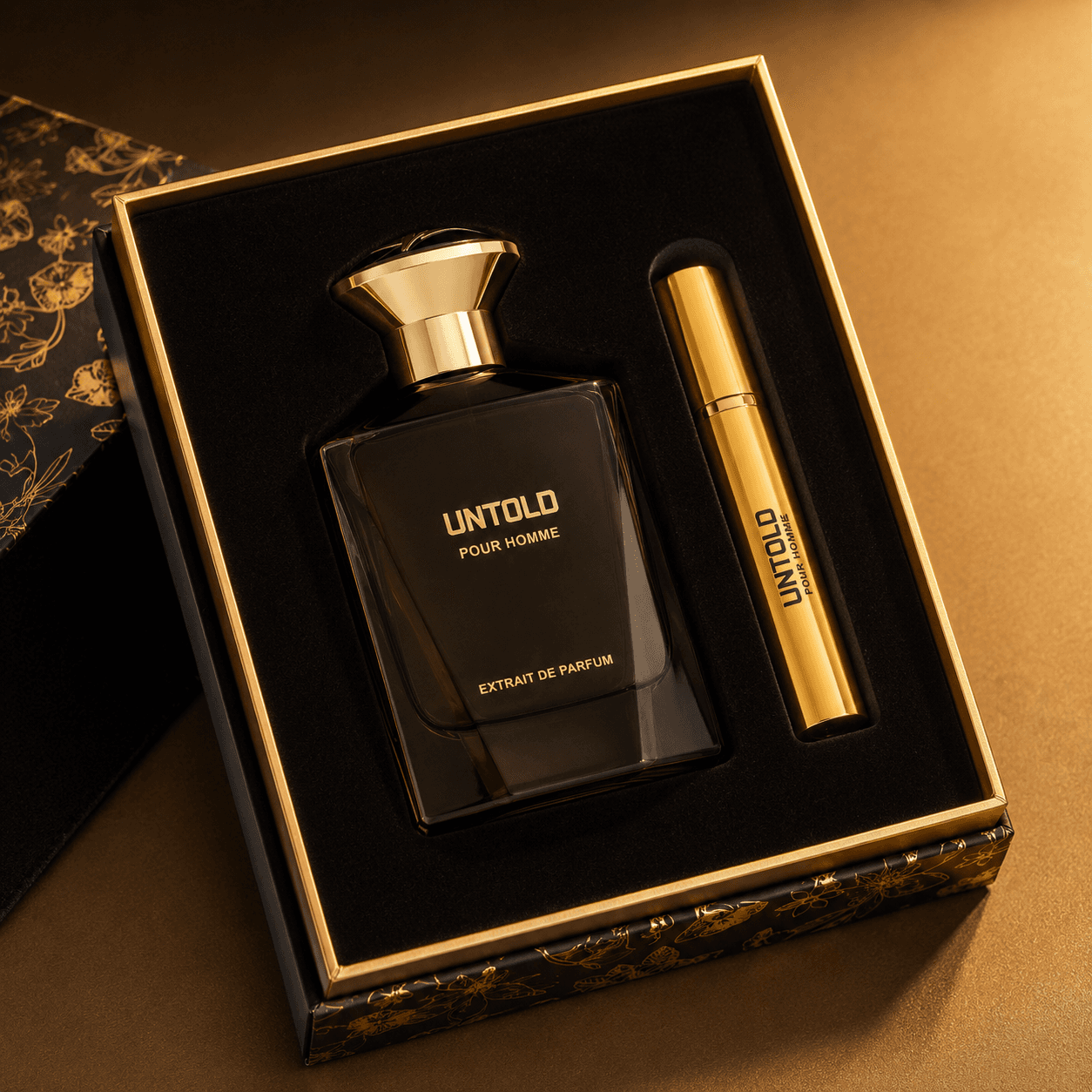 Fragrance Story Untold Extrait De Parfum Spray For Men 3.4 Ounce