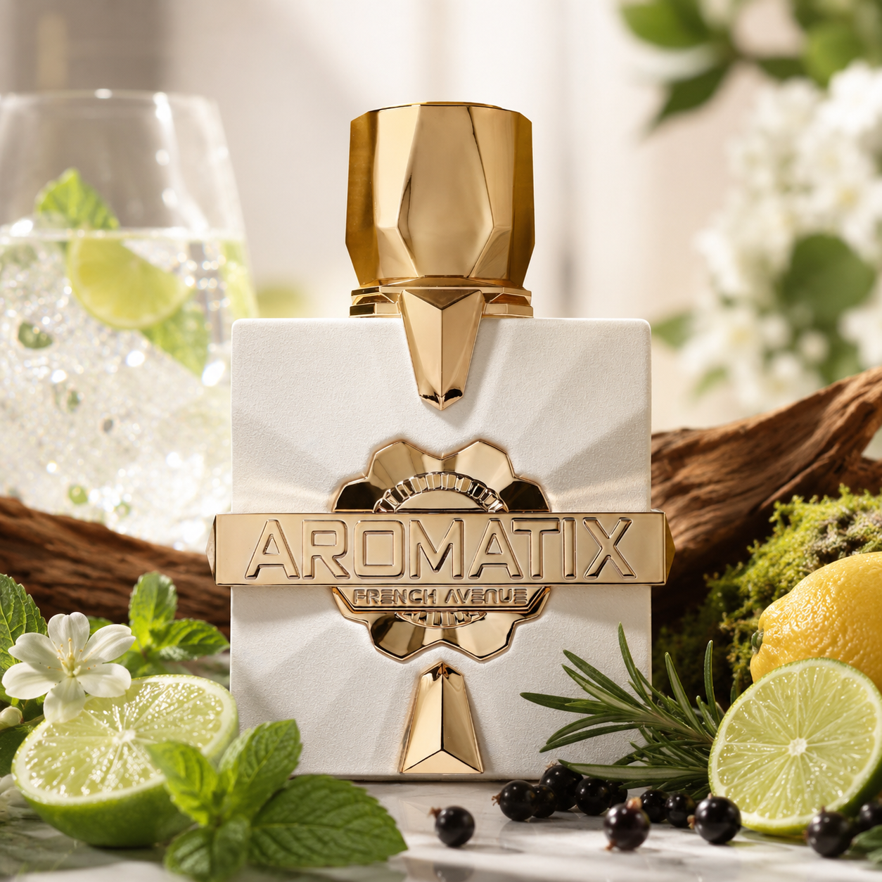 French Avenue Aromatix Platine Blanc Extrait De Parfum Spray for Unisex, 3.4 Ounce