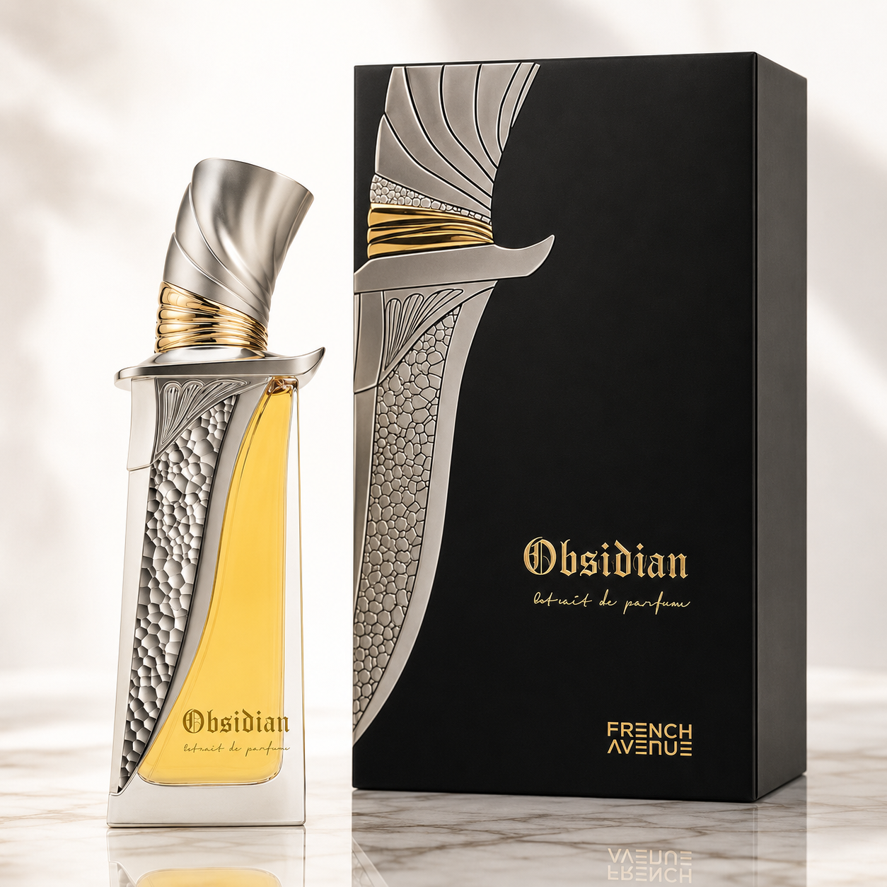 French Avenue Obsidian Extrait De Parfum Spray for Unisex, 3.4 Ounce