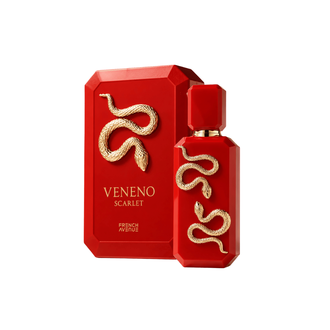 French Avenue Veneno Scarlet Eau De Parfum Spray for Unisex, 3.4 Ounce
