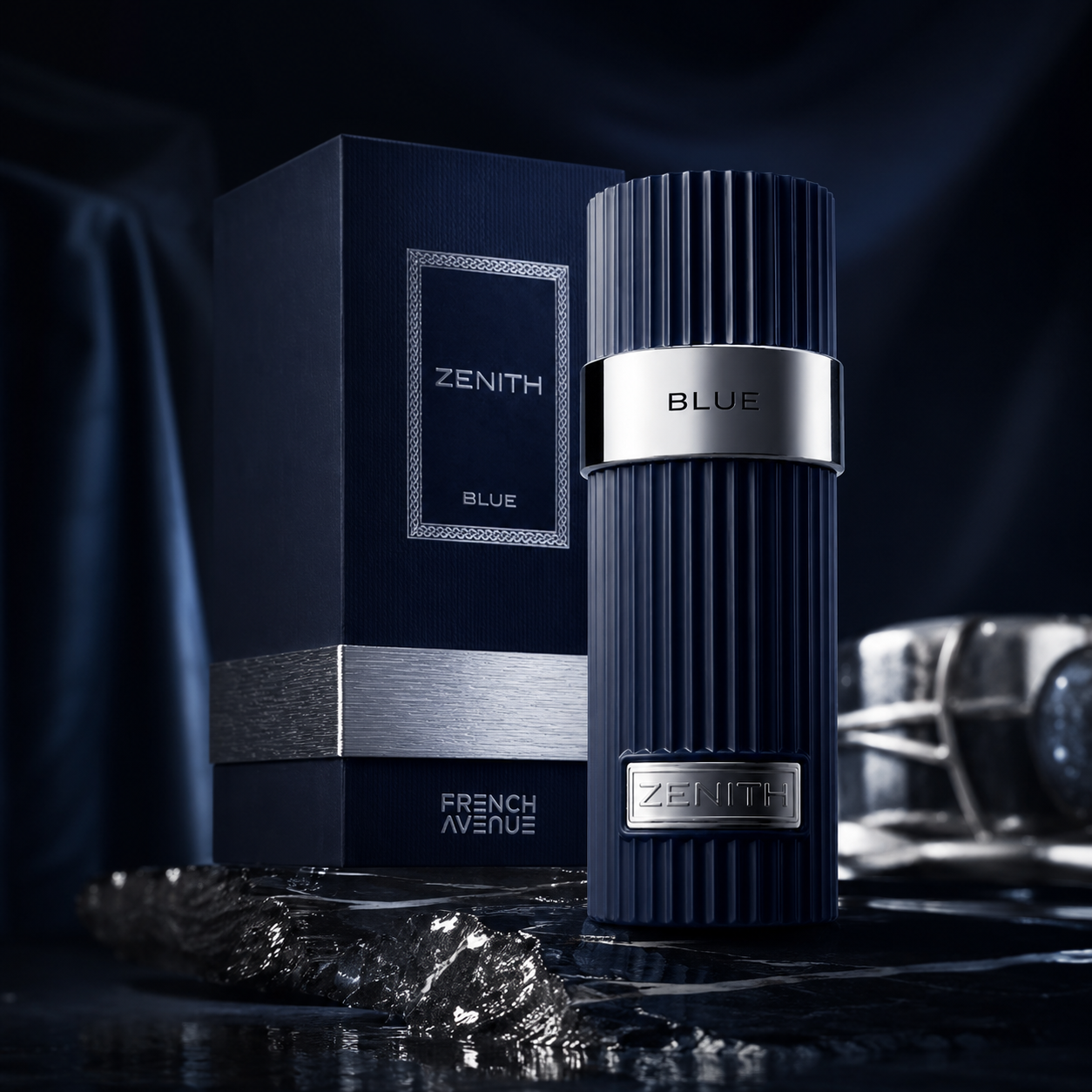 French Avenue Zenith Blue Extrait De Parfum Spray for Men, 3.4 Ounce