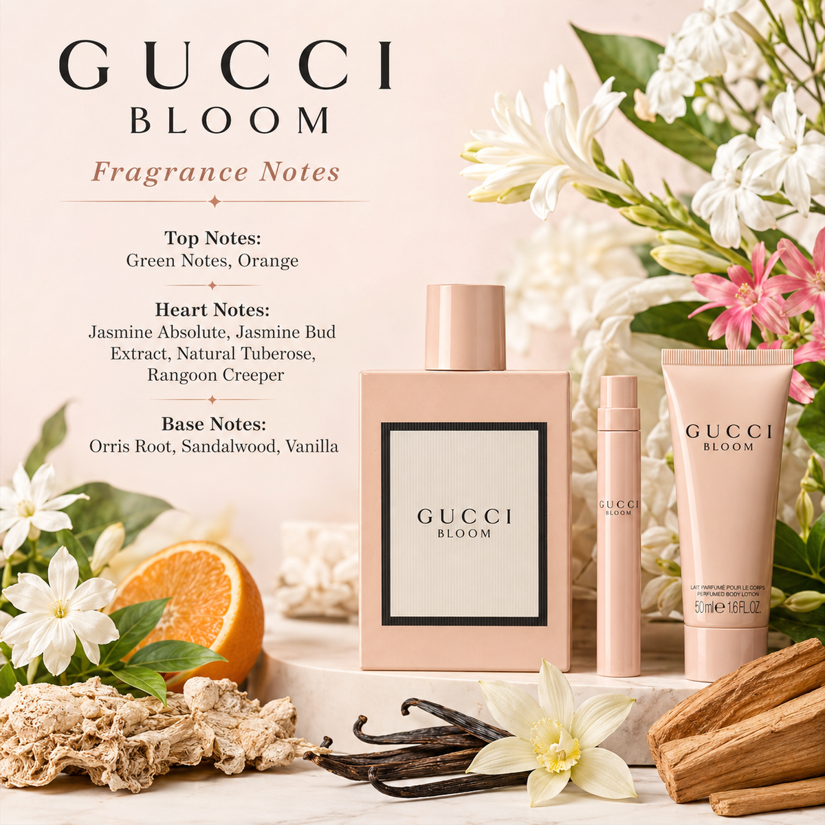 Gucci Bloom 3-Piece Gift Set for Women