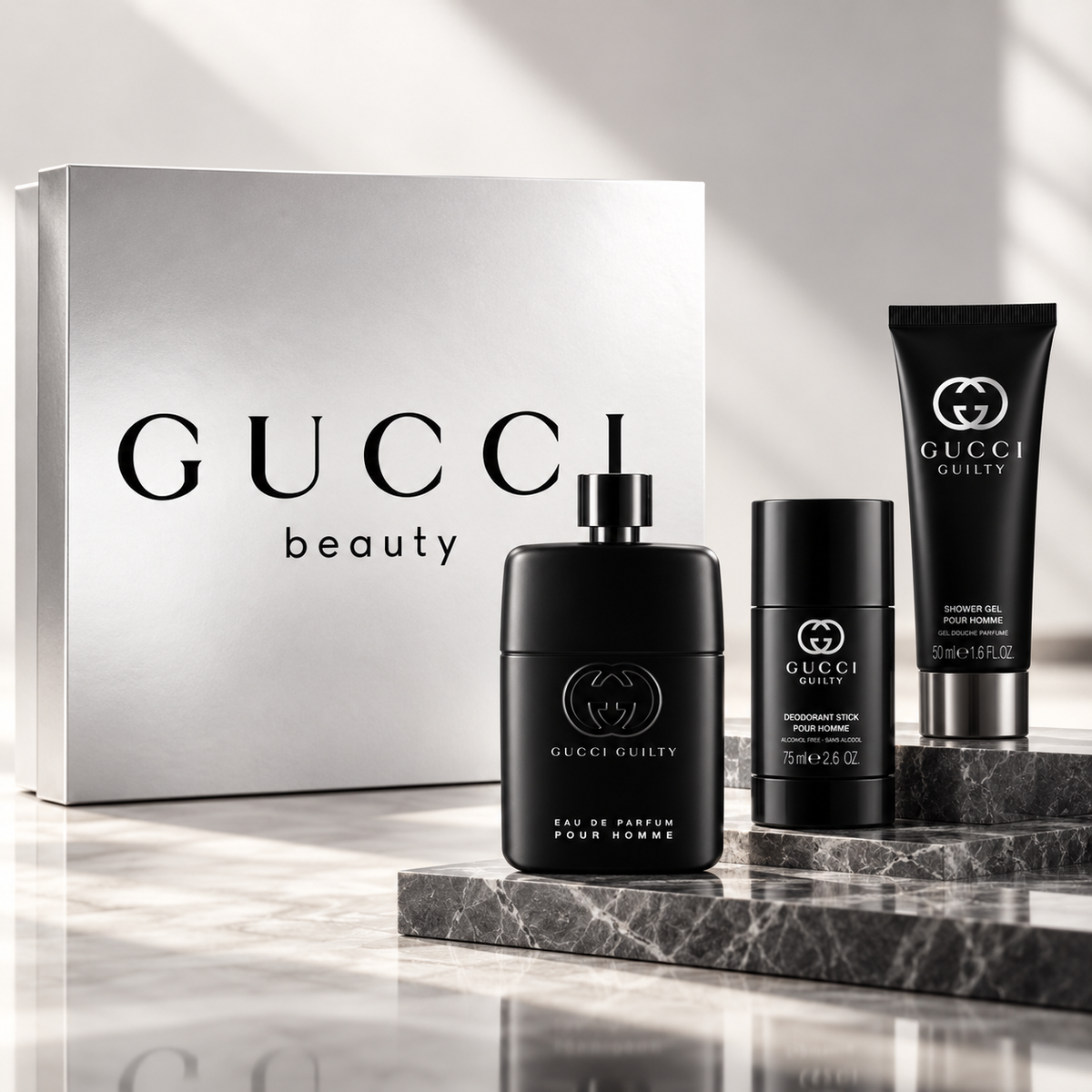 Gucci Guilty Eau de Parfum 3-Piece Gift Set for Men