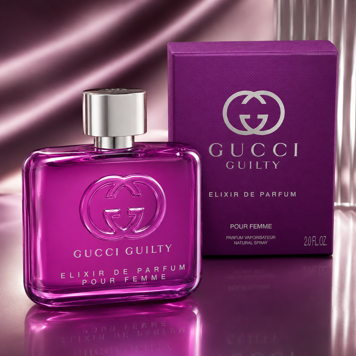 Gucci Guilty Pour Femme Elixir de Parfum for Women 2.0 Ounce