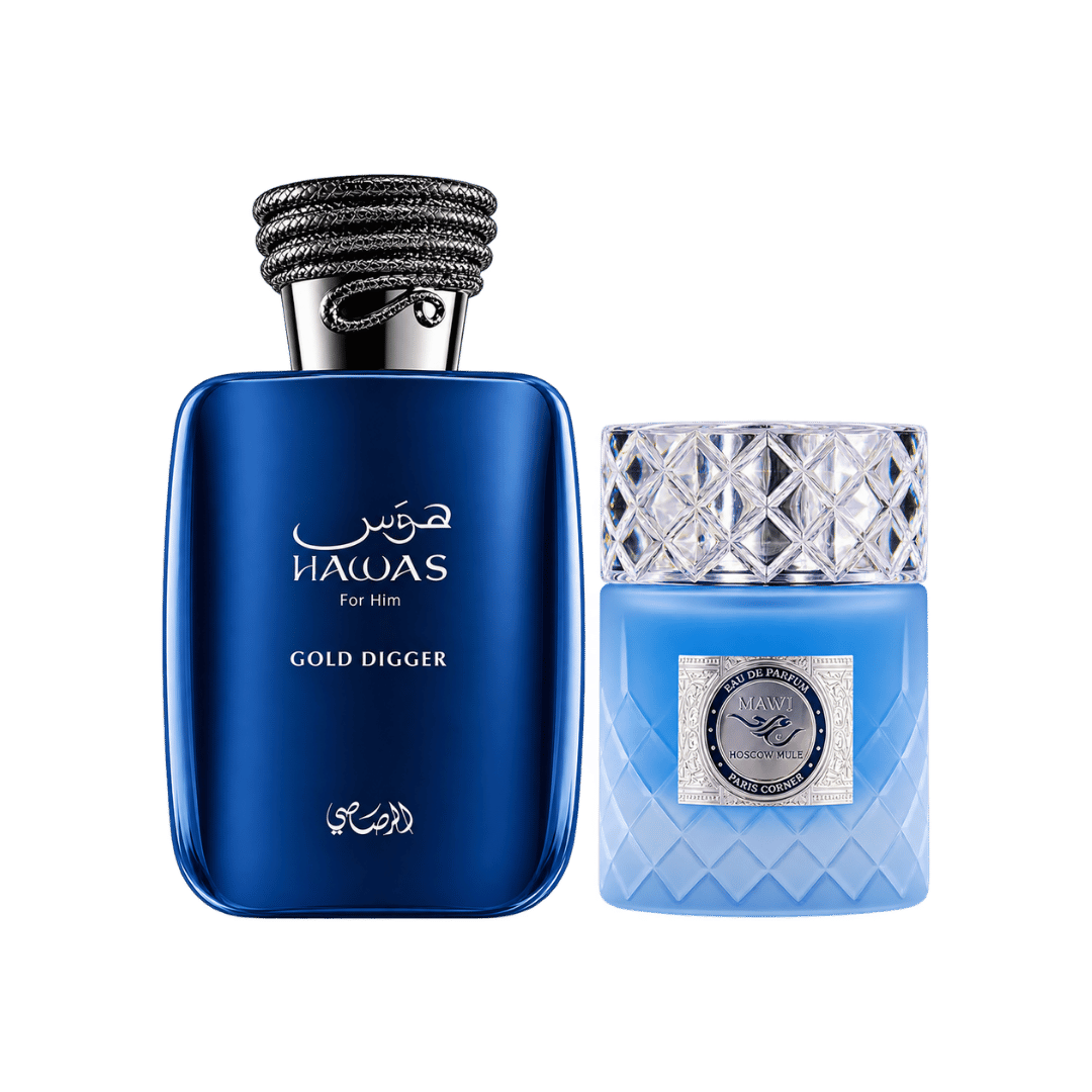 Hawas Gold Digger + MAWJ Moscow Mule 2-Piece Fragrance Bundle for Men