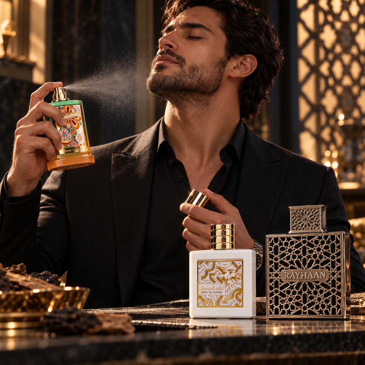 Indomitable & Lattafa Qaed Al Fursan Unlimited Bundle for Men, image 3