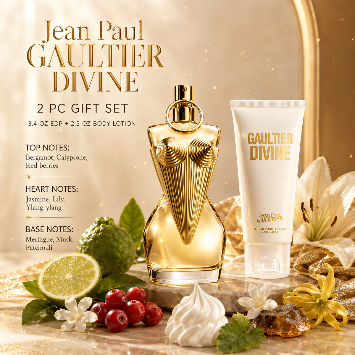Jean Paul Gaultier Divine 2-Piece Gift Set for Women