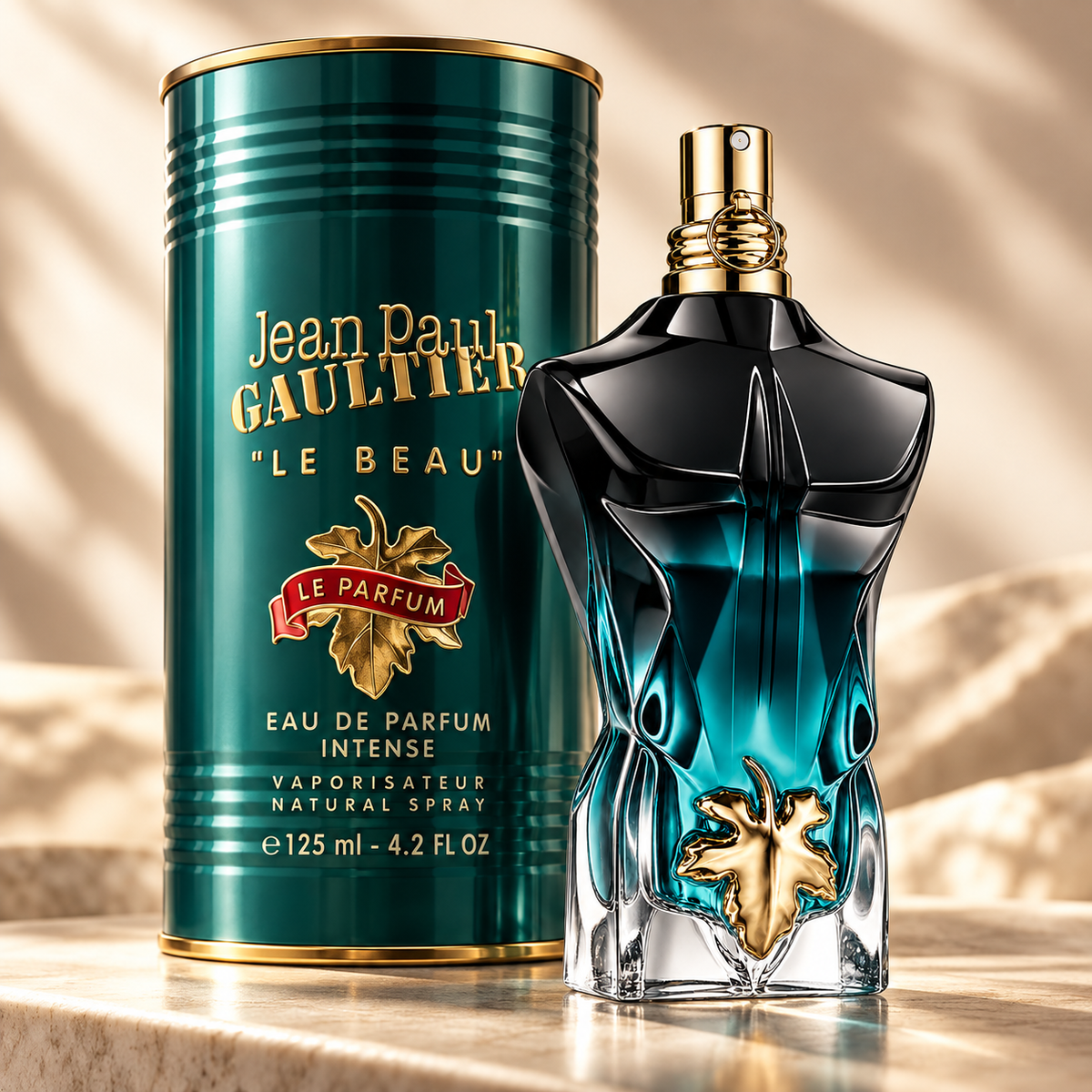 Jean Paul Gaultier Le Beau Le Parfum for Men 4.2 Ounce