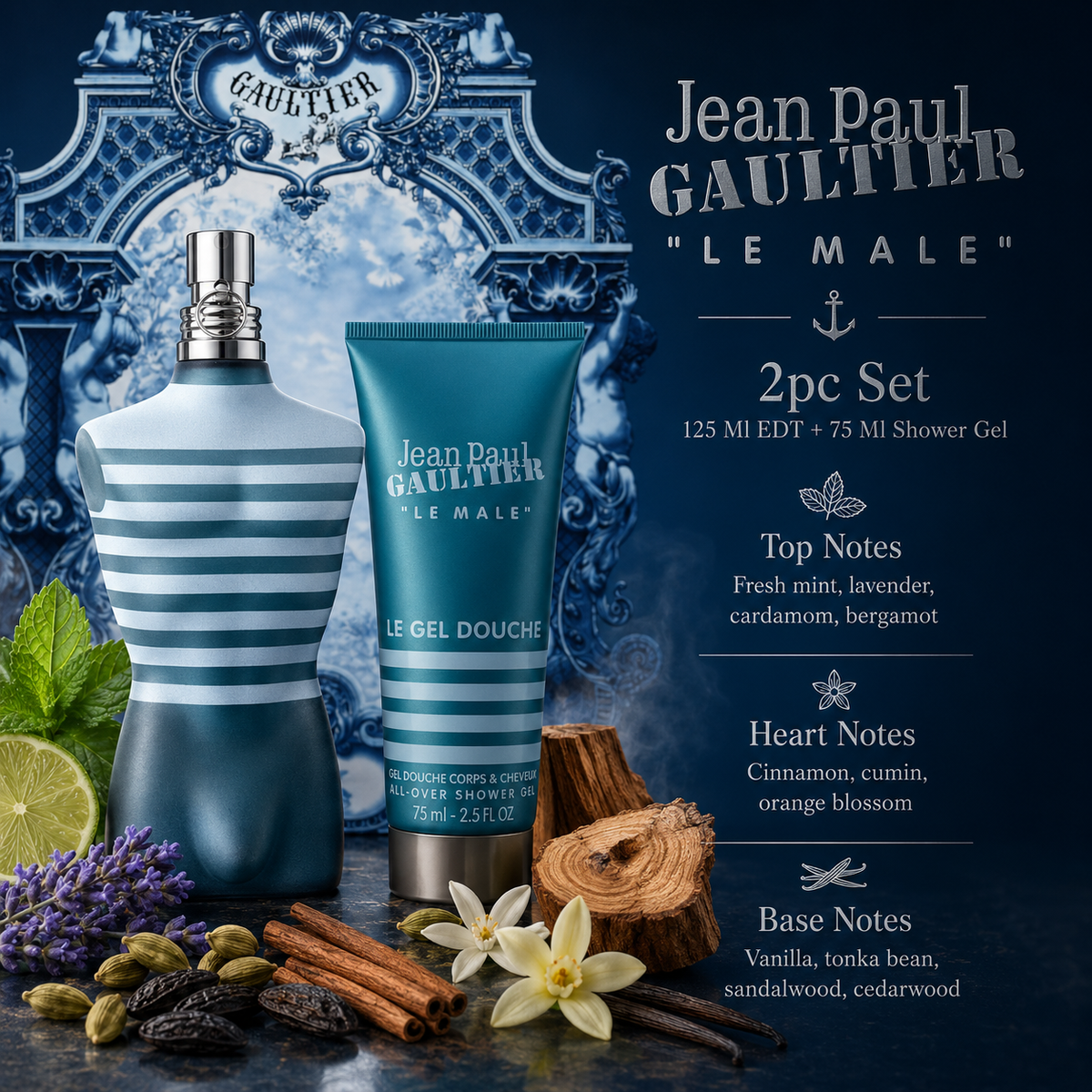 Jean Paul Gaultier Le Male 2-Piece Gift Set for Men