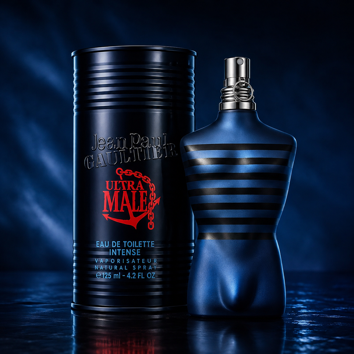 Jean Paul Gaultier Ultra Male Intense Eau de Toilette for Men 4.2 Ounce