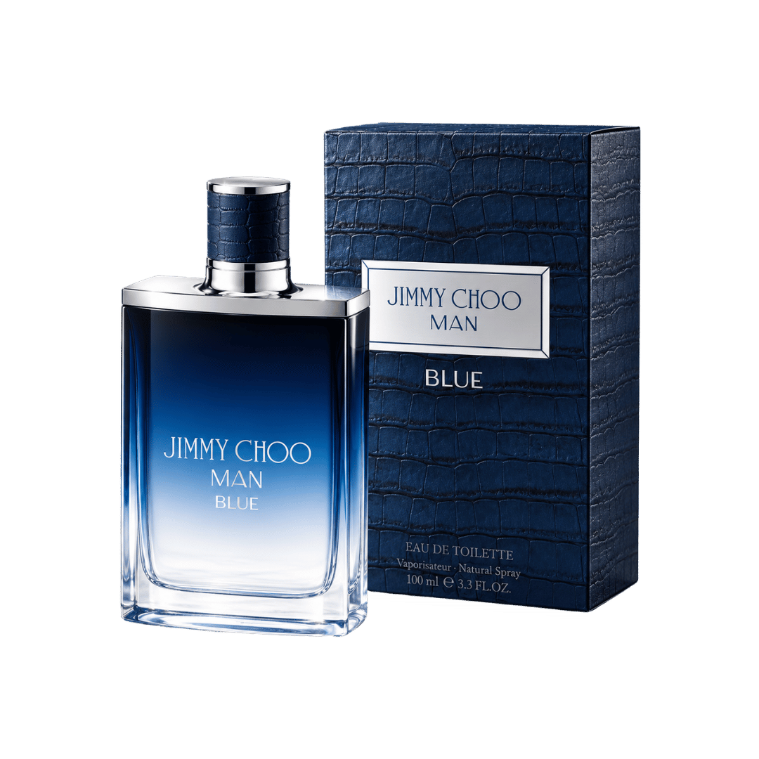 Jimmy Choo Man Blue Eau de Toilette for Men 3.4 Ounce