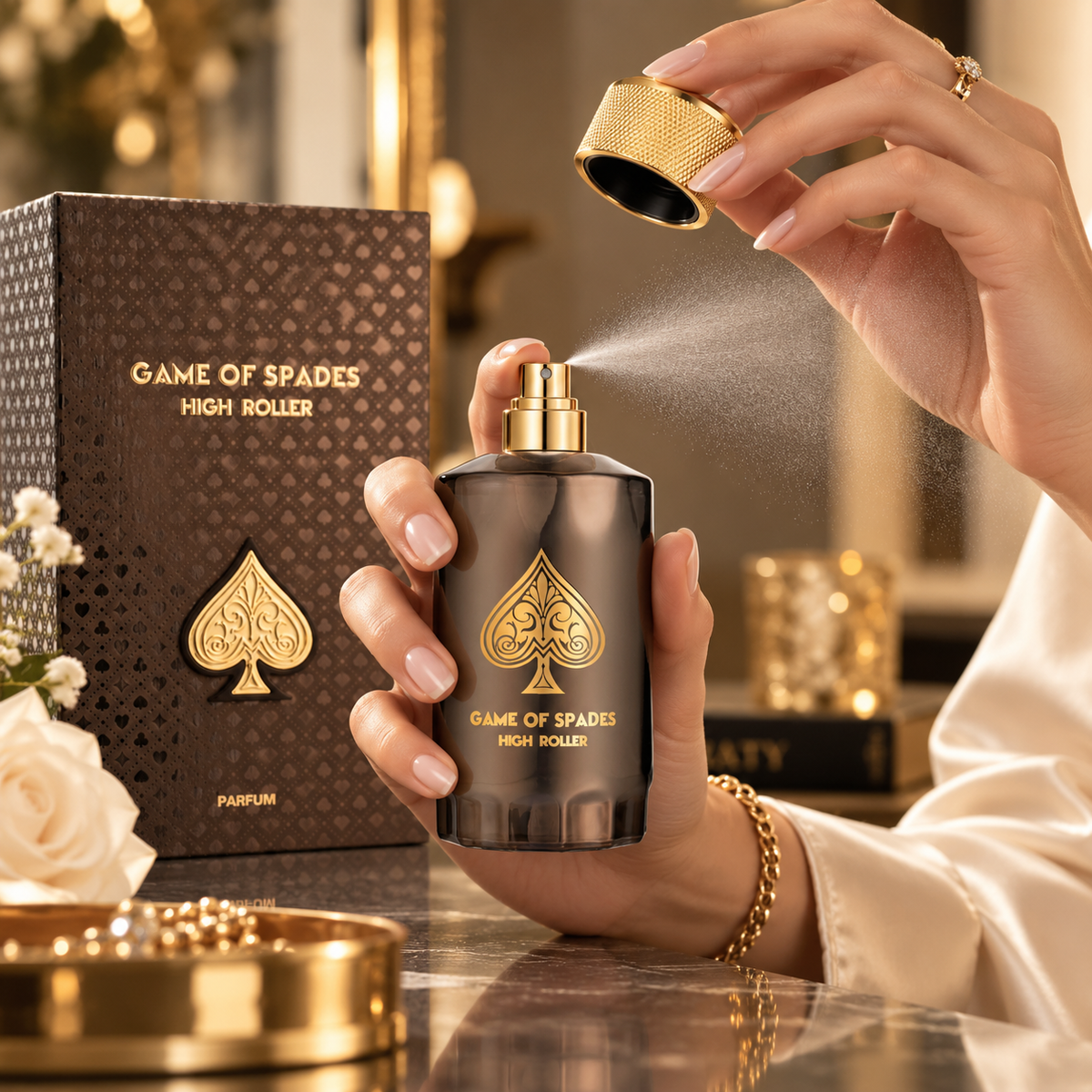Jo Milano Game of Spades High Roller Parfum for Unisex 3.4 Ounce