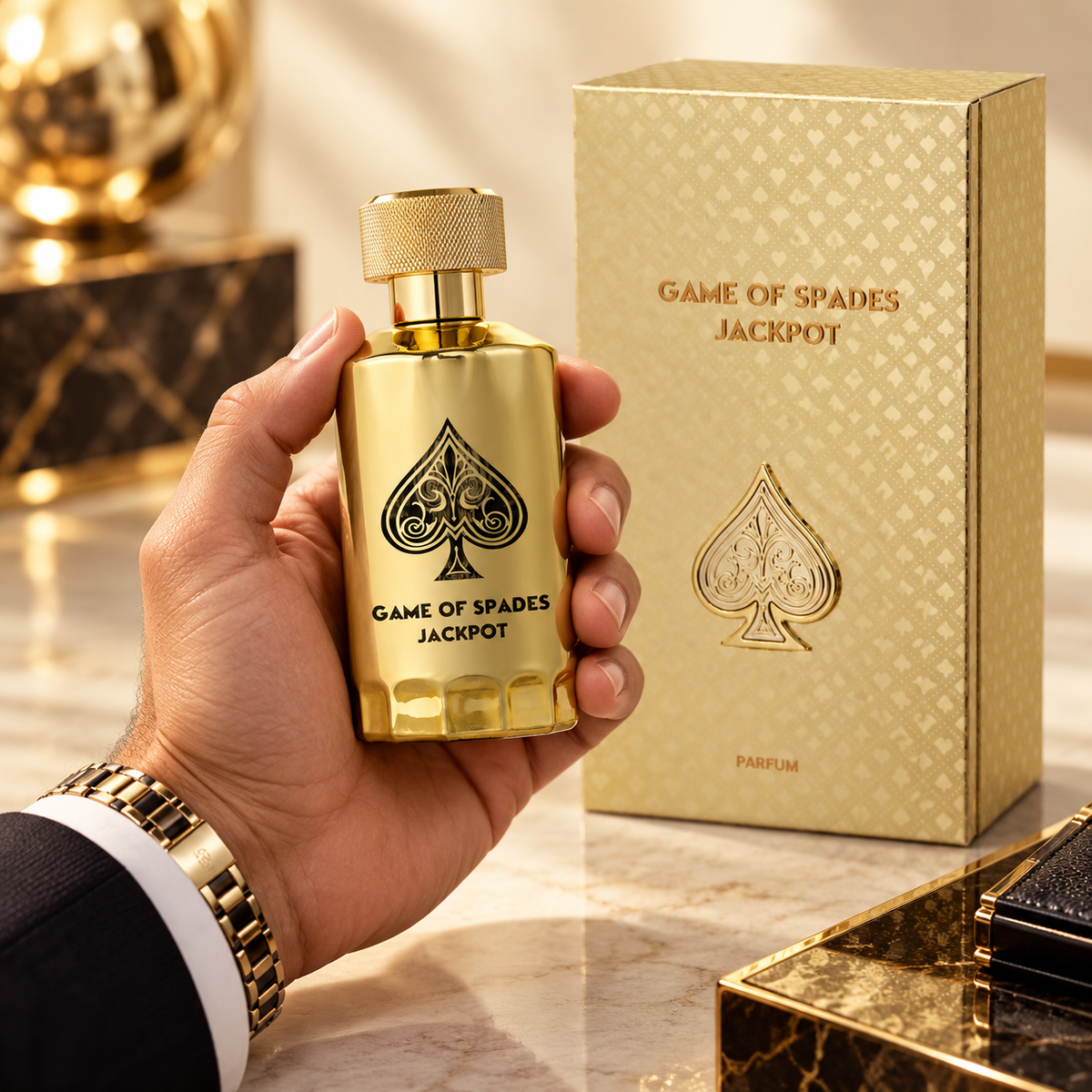 Jo Milano Game of Spades Jackpot Parfum for Unisex 3.4 Ounce