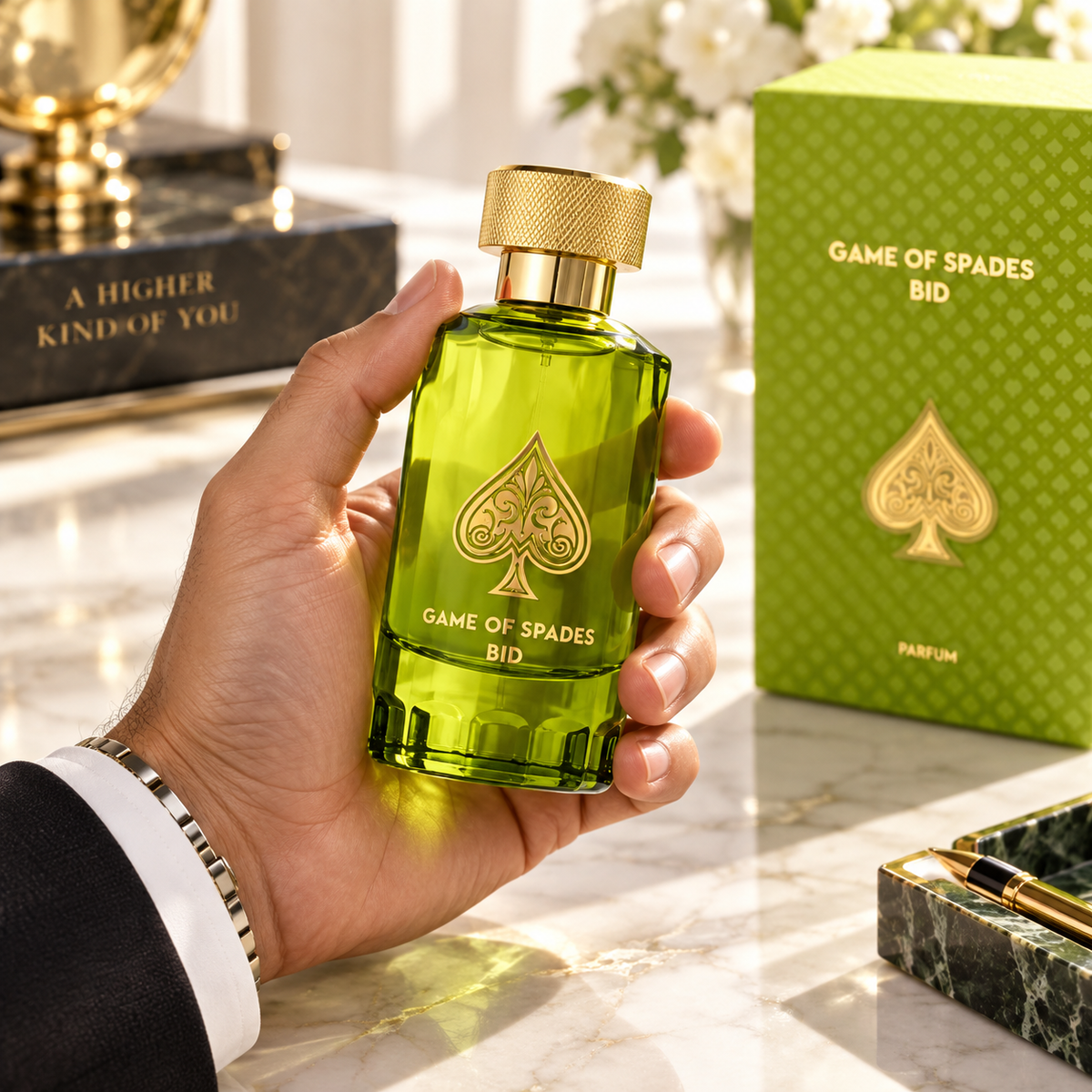 Jo Milano Game of Spades Bid Parfum for Unisex 3.4 Ounce