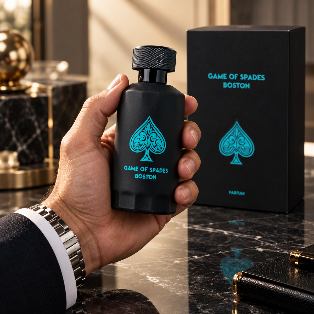 Jo Milano Game of Spades Boston Parfum for Unisex 3.4 Ounce