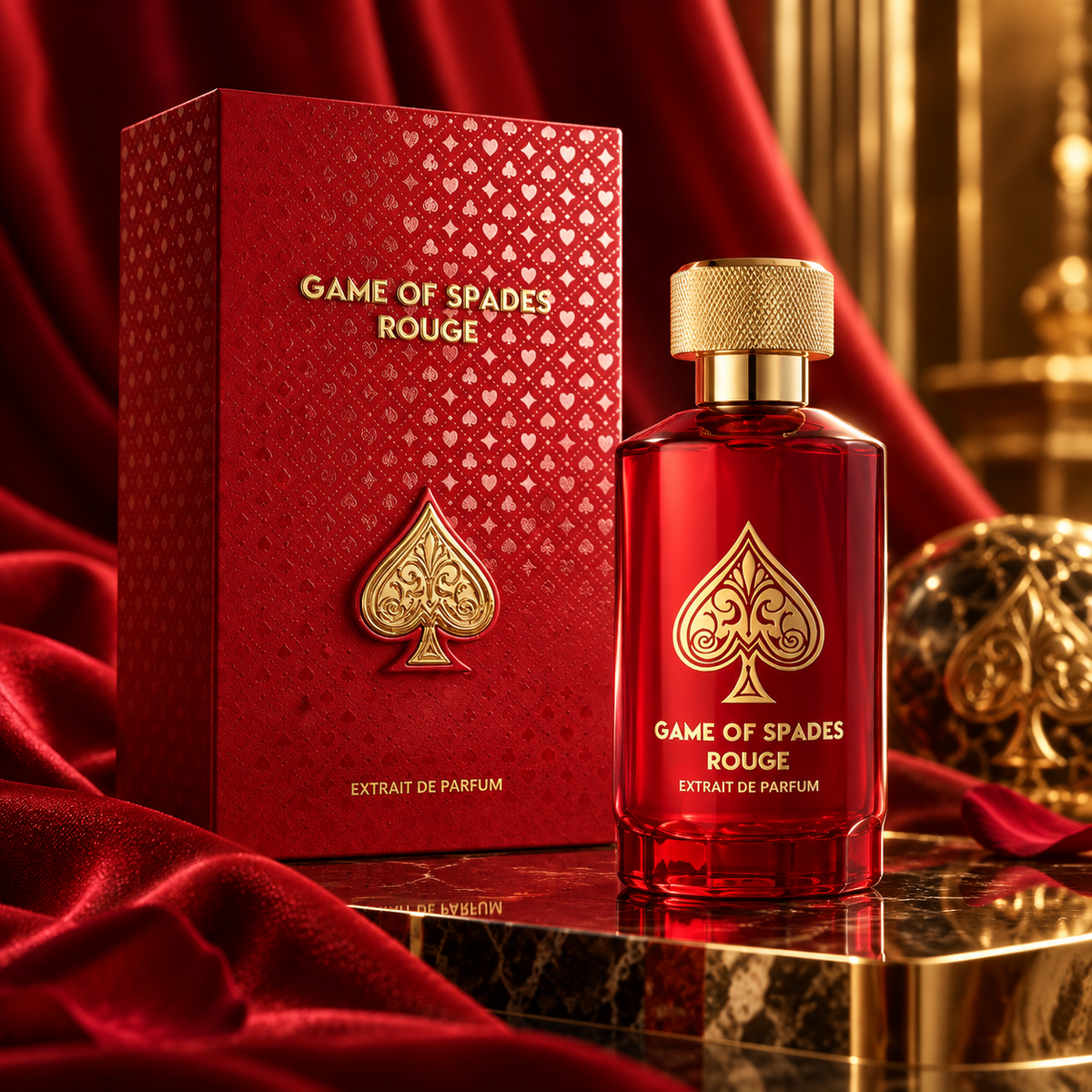 Jo Milano Game of Spades Rouge Extrait de Parfum for Unisex 3.4 Ounce