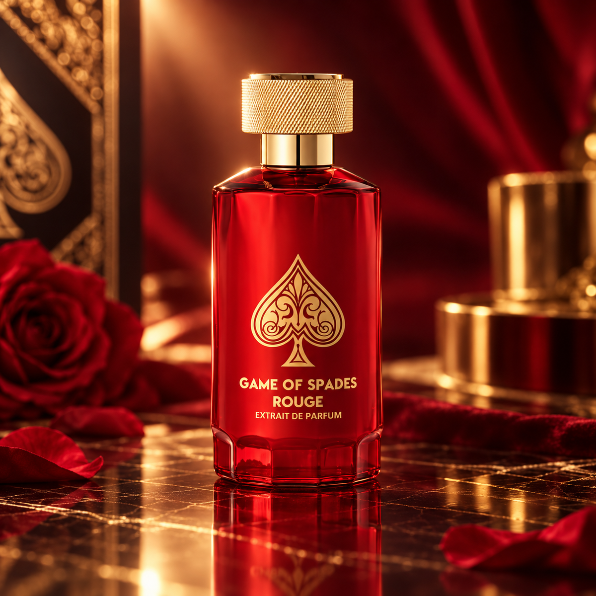 Jo Milano Game of Spades Rouge Extrait de Parfum for Unisex 3.4 Ounce