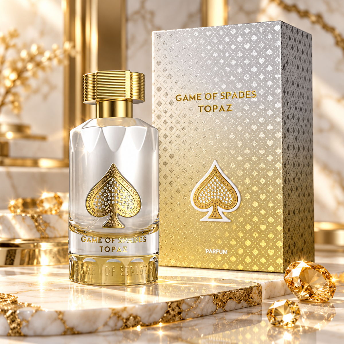 Jo Milano Game of Spades Topaz Parfum for Unisex 3.0 Ounce