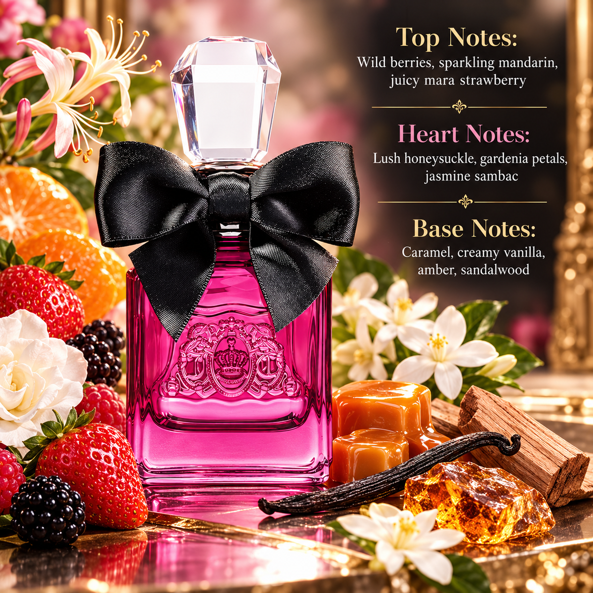 Juicy Couture Viva La Juicy Noir Eau de Parfum for Women 3.4 Ounce