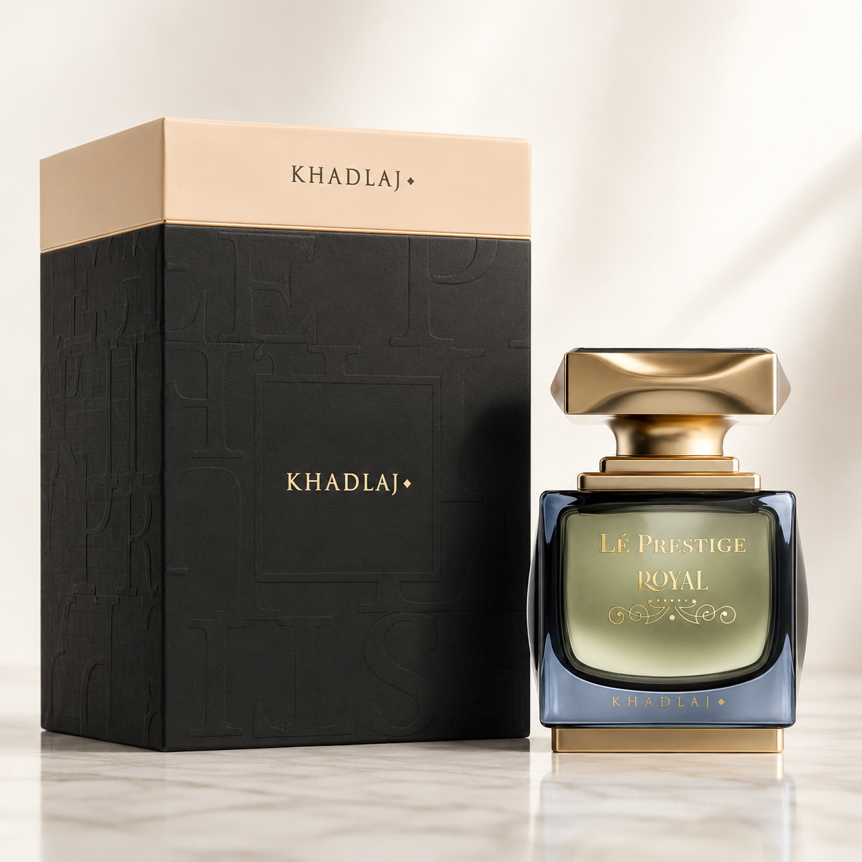Khadlaj Lé Prestige Royal Eau de Parfum Spray for Unisex, 3.4 Ounce
