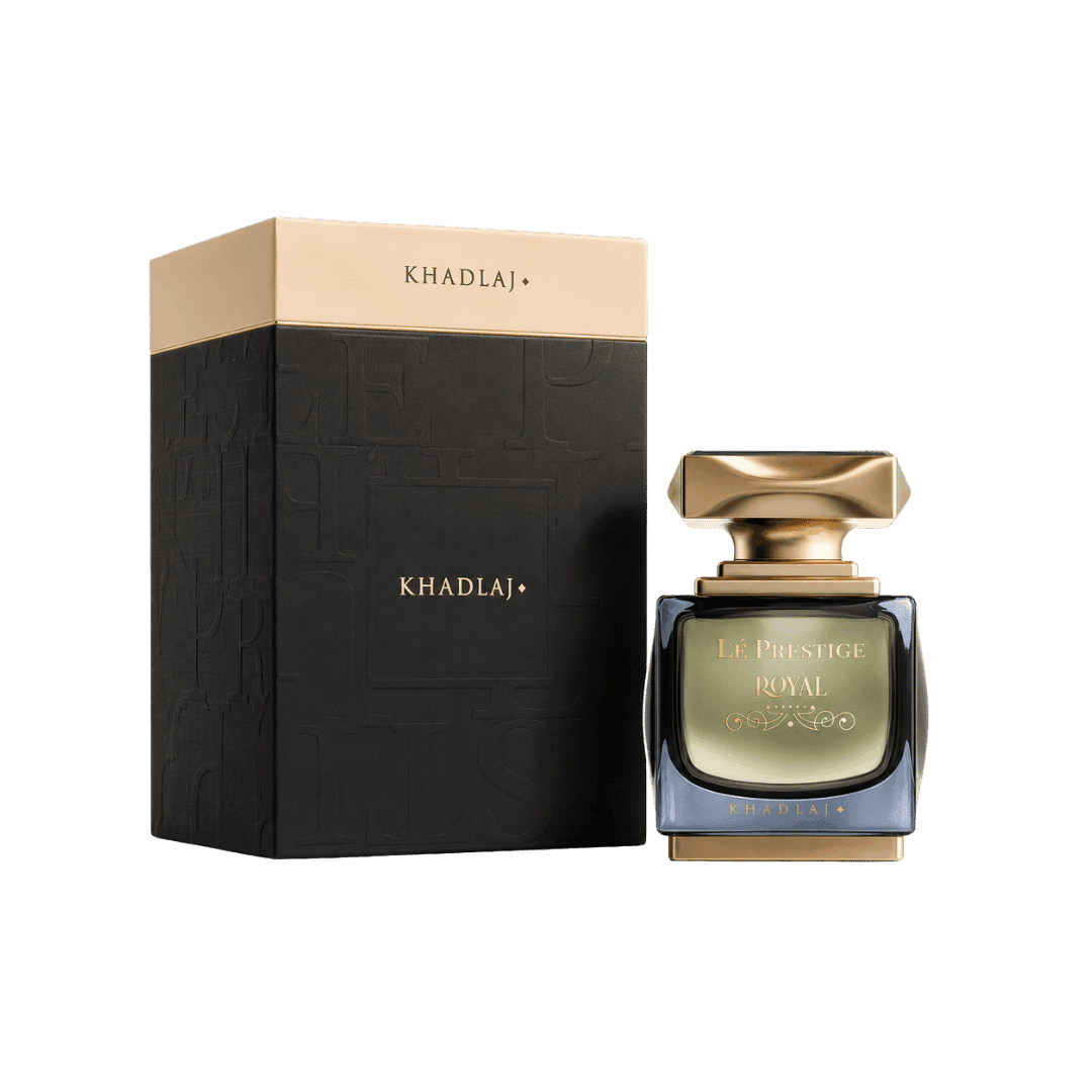 Khadlaj Lé Prestige Royal Eau de Parfum 3.4 oz bottle with retail box