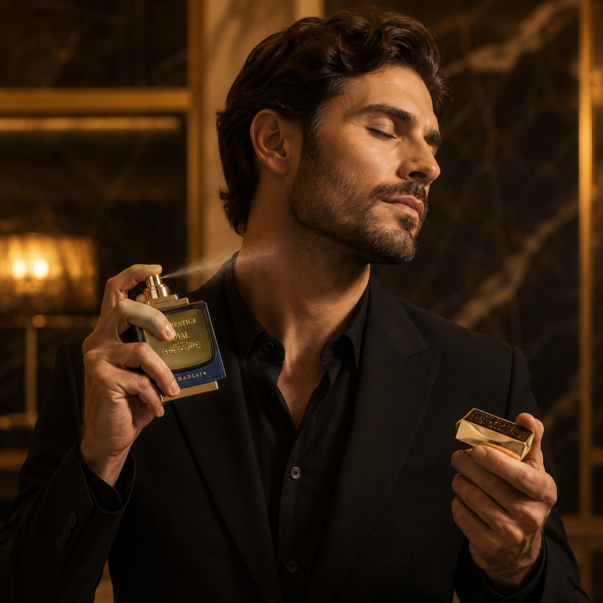 Khadlaj Le Prestige Bold & Lé Prestige Royal Fragrance Bundle for Unisex