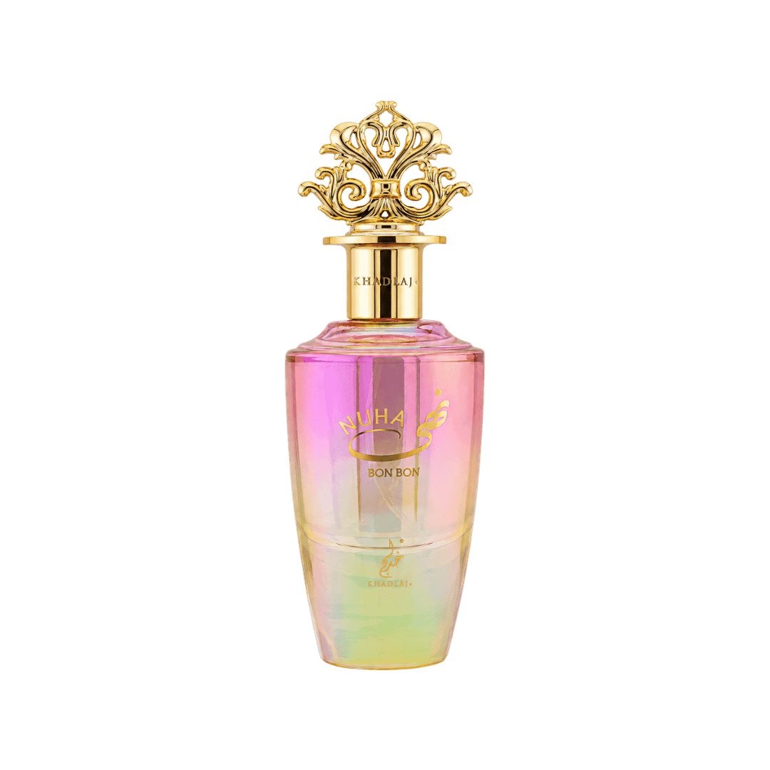 Khadlaj Nuha Bonbon Eau de Parfum 3.4 oz women's fragrance bottle