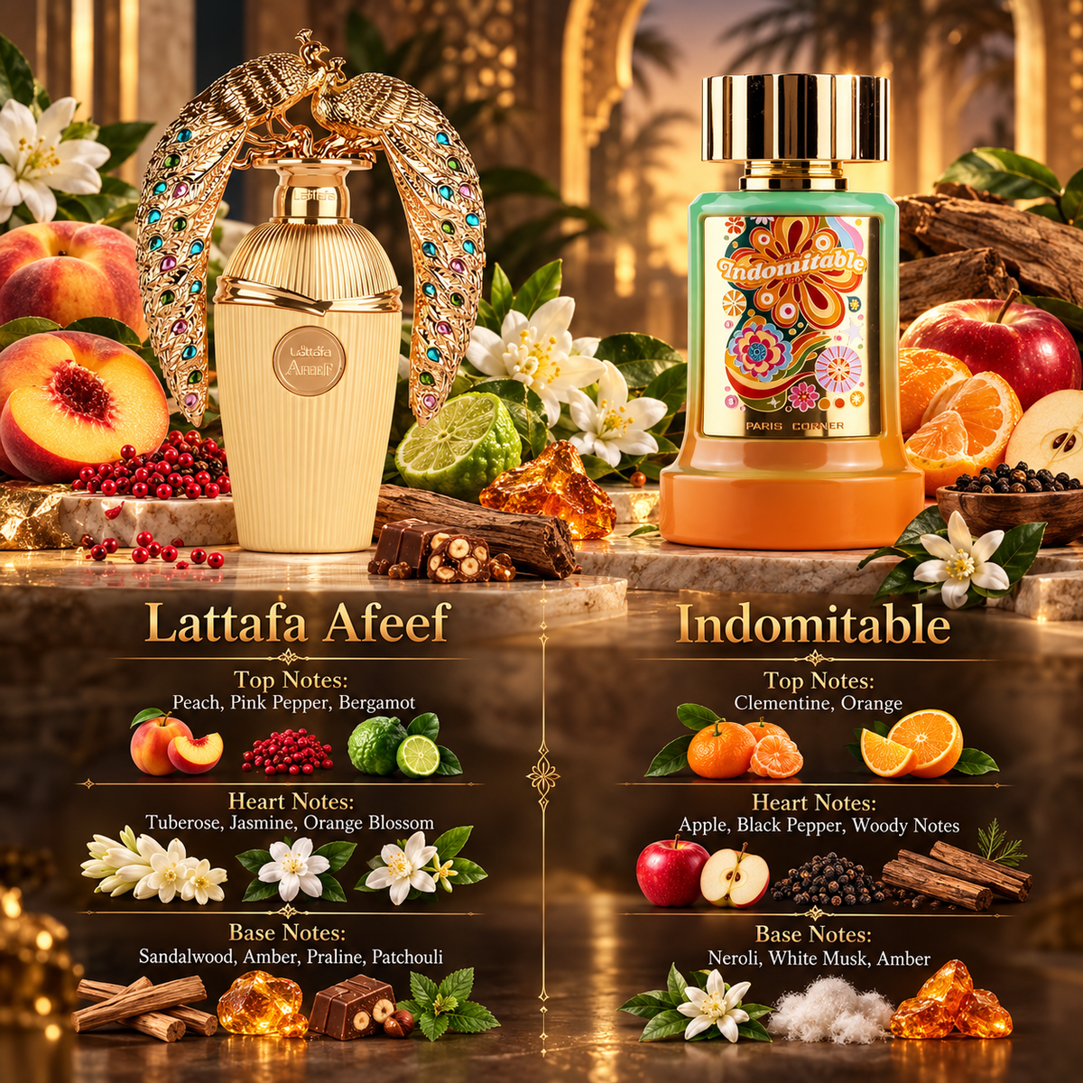 Lattafa Afeef & Indomitable Bundle for Men, image 4