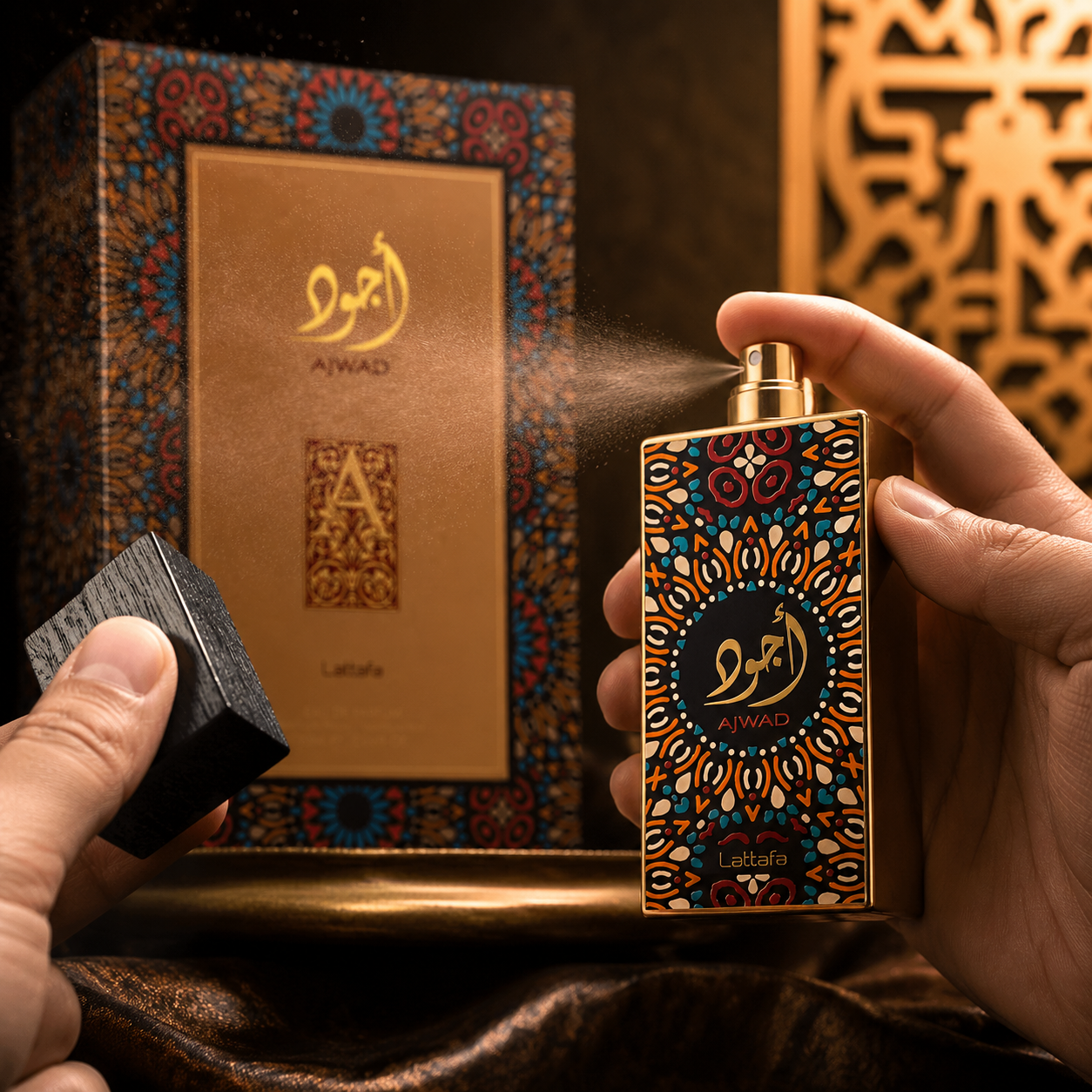 Lattafa Ajwad for Unisex Eau de Parfum Spray, 2.04 Ounce