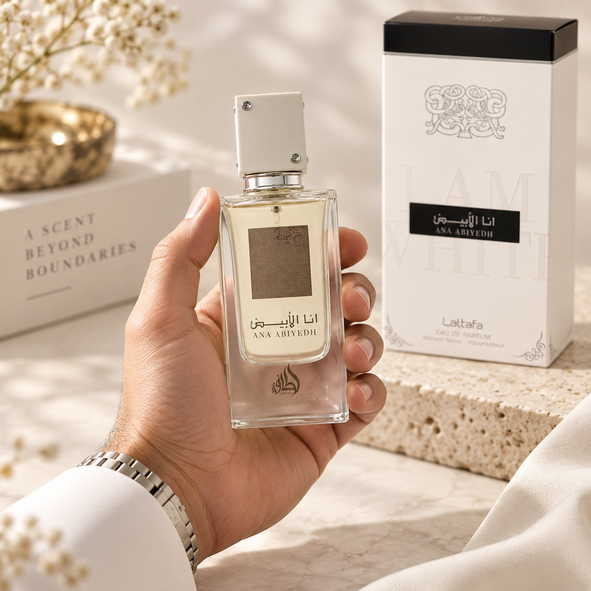 Lattafa Ana Abiyedh Eau de Parfum for Unisex, 2.0 Ounce
