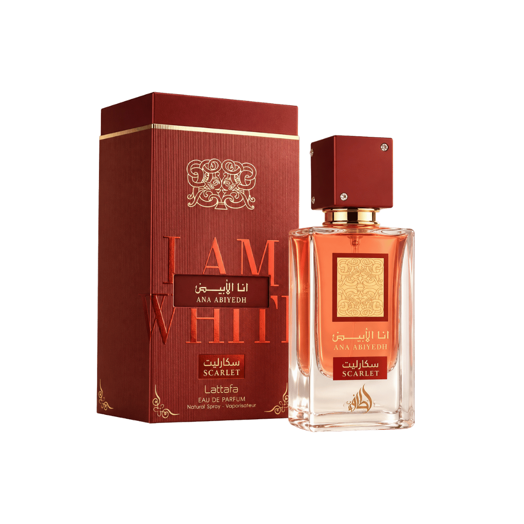 Lattafa Ana Abiyedh Scarlet Eau de Parfum for Women, 2.04 Ounce