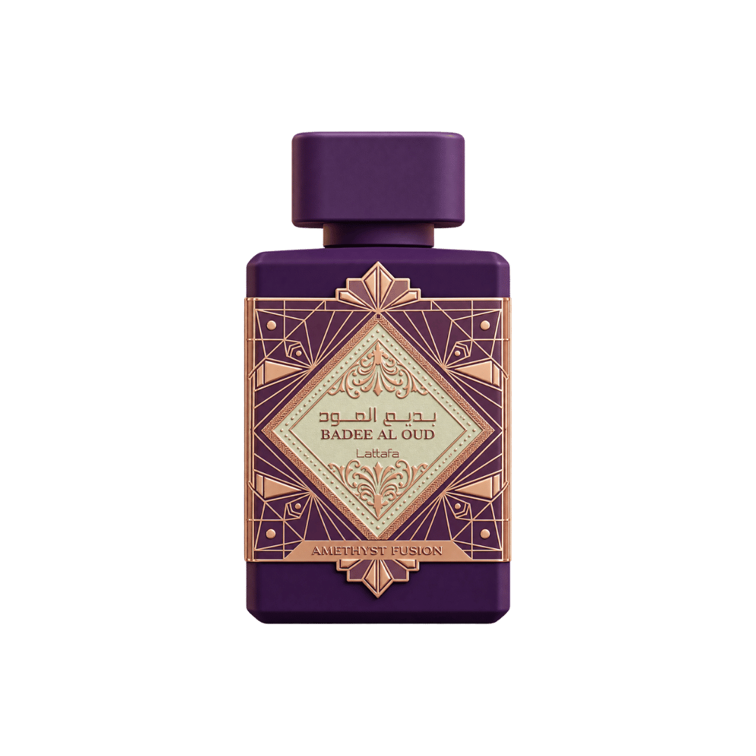 Lattafa Badee Al Oud Amethyst Fusion Eau de Parfum Spray For Unisex 3.4 Ounce