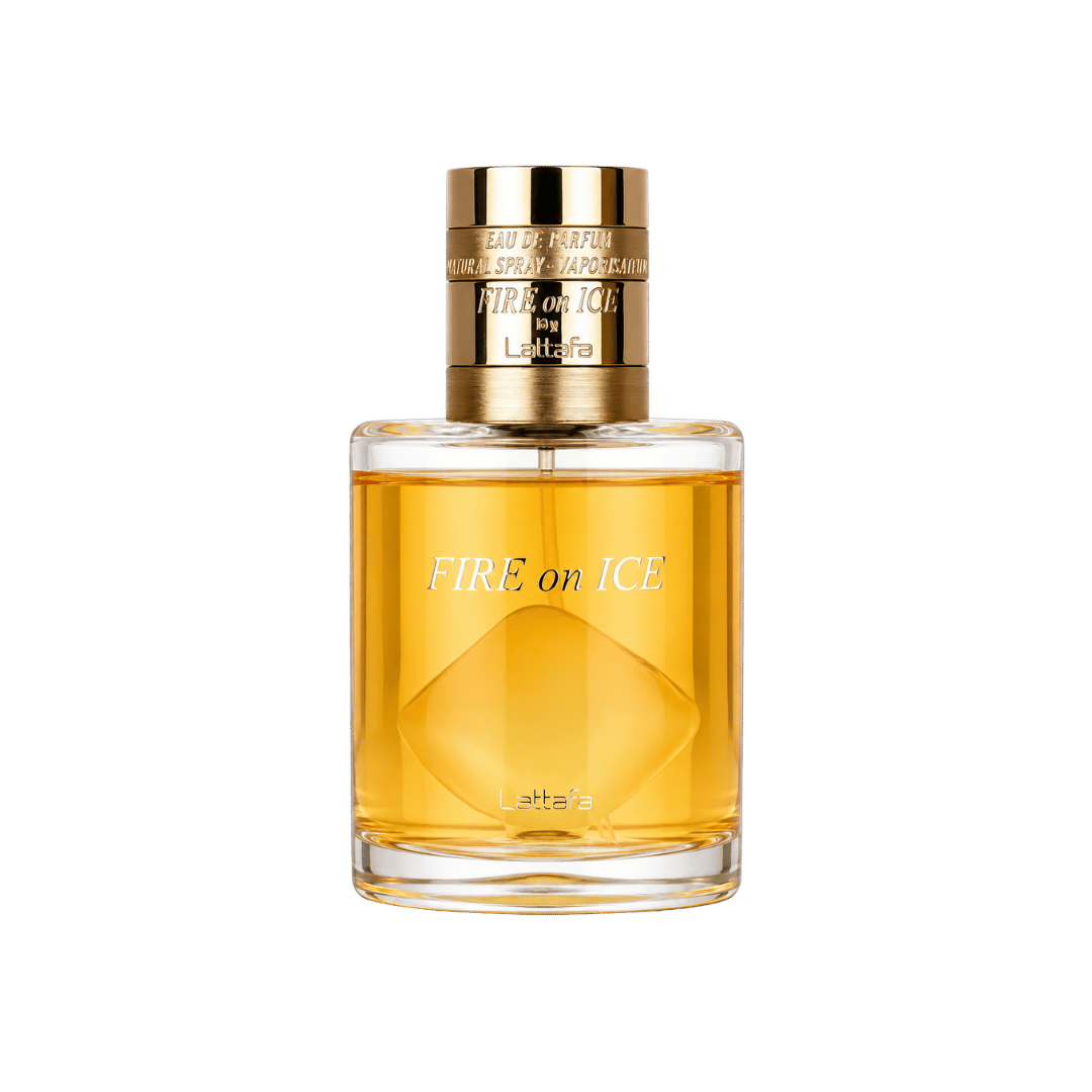 Lattafa Fire On Ice Eau de Parfum Spray for Unisex, 3.71 Ounce