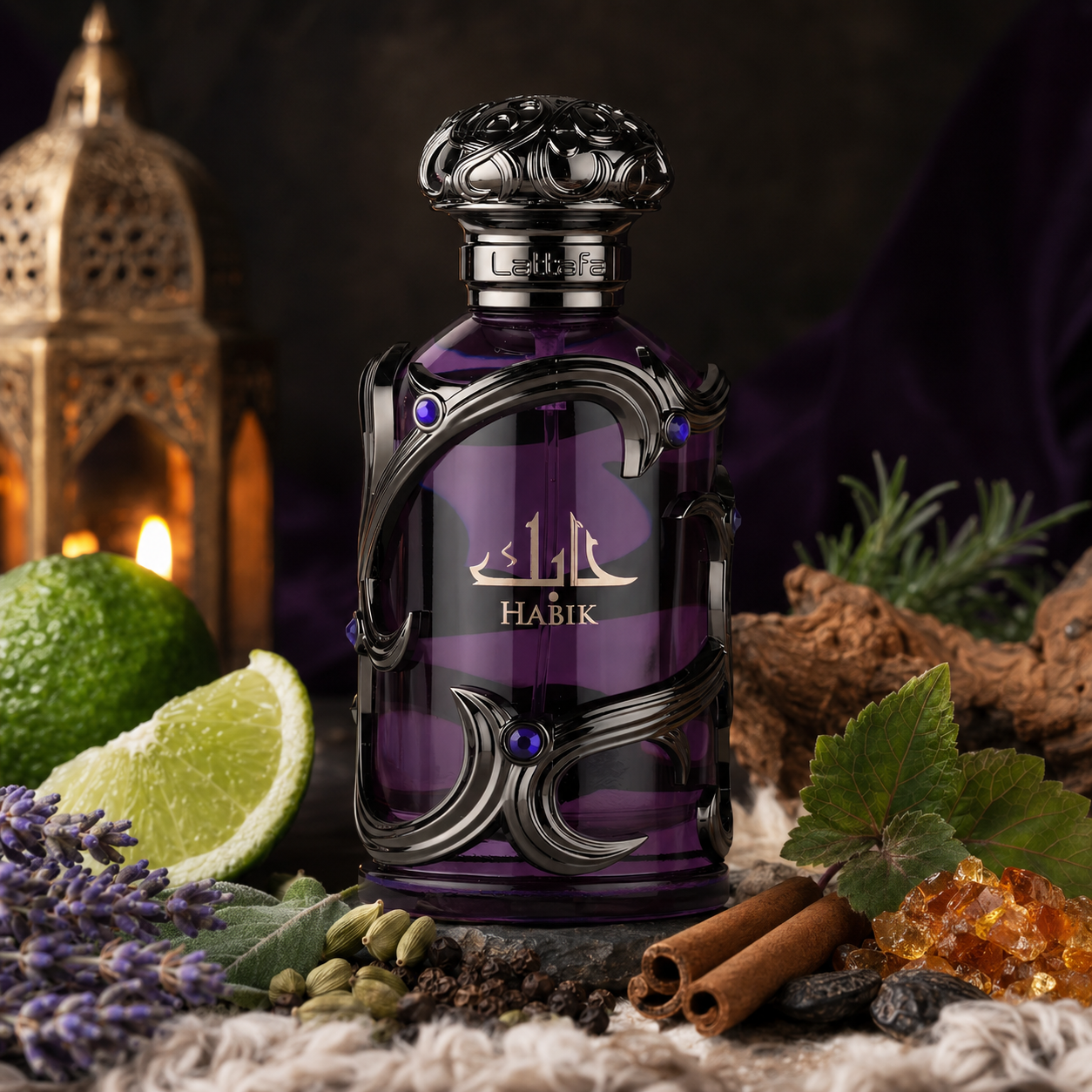 Lattafa Habik Eau de Parfum Spray for Men 3.4 Ounce