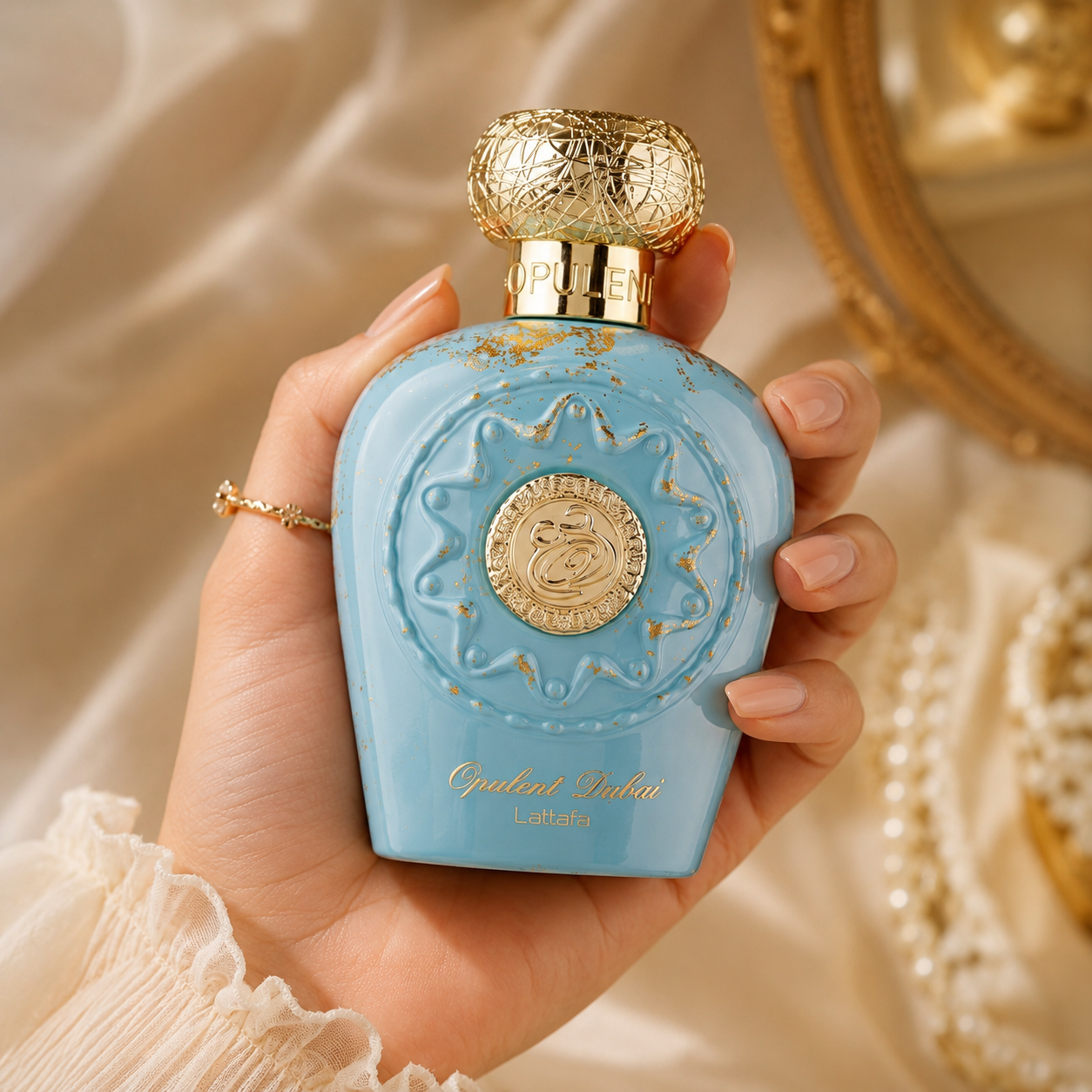 Lattafa Opulent Dubai Eau de Parfum Spray for Unisex 3.4 Ounce