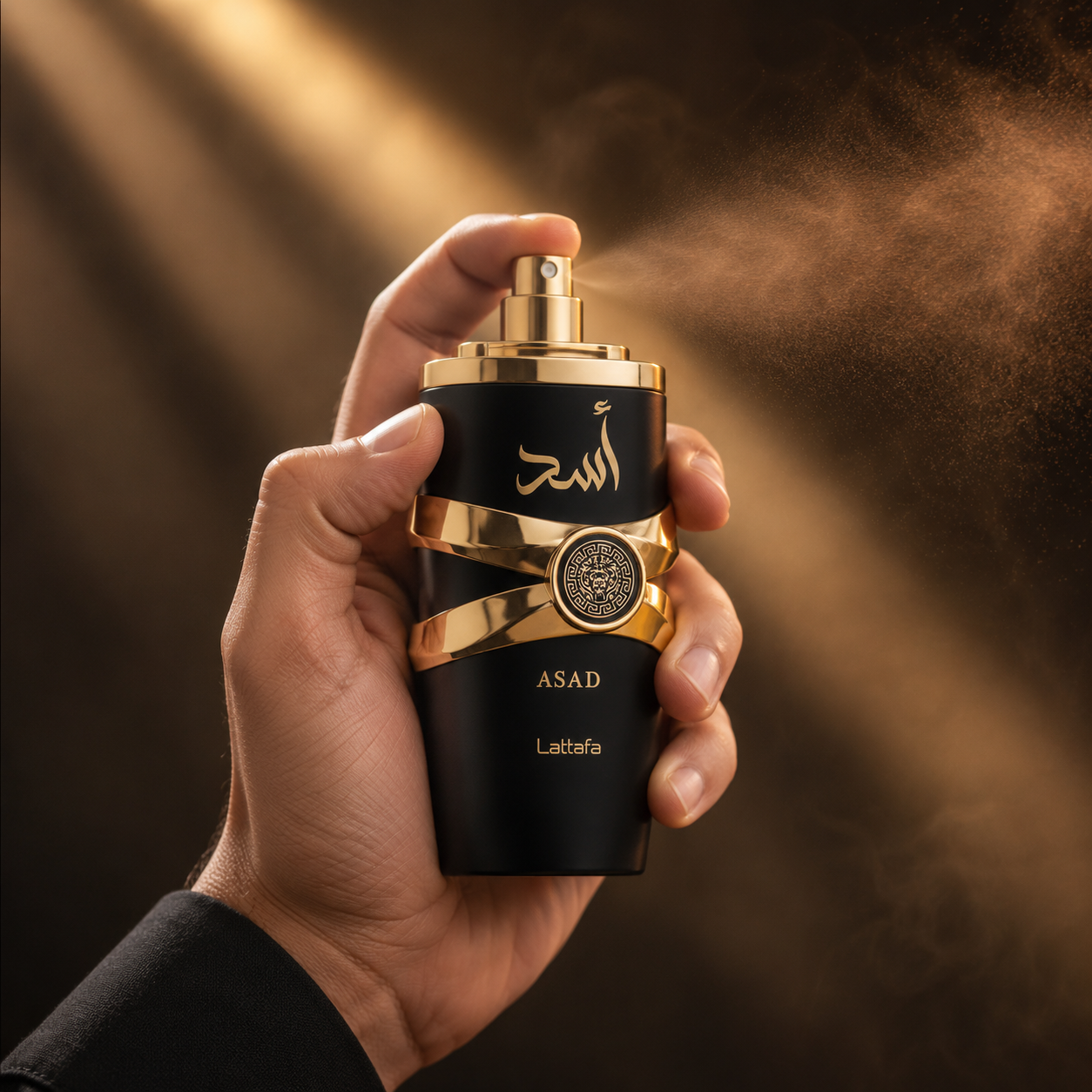 Lattafa Perfumes Asad for Unisex Eau de Parfum Spray, 3.4 Ounce