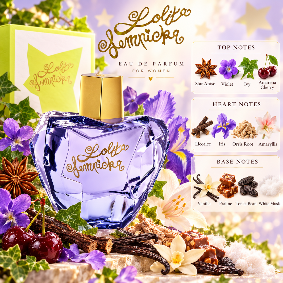 Lolita Lempicka Eau de Parfum for Women 3.4 Ounce
