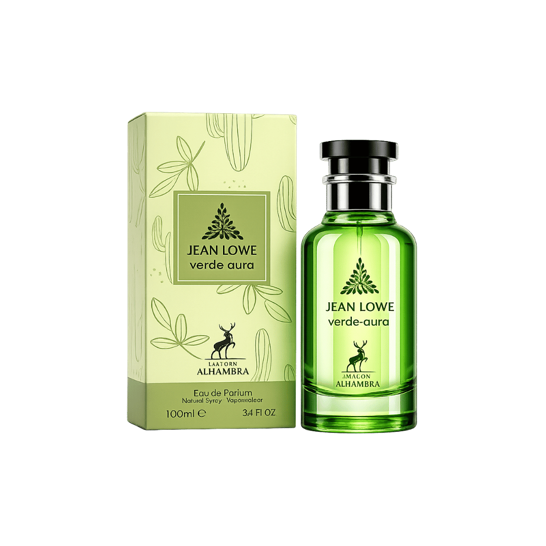 Maison Alhambra Jean Lowe Verde Aura Eau de Parfum Spray for Unisex 3.4 Ounce