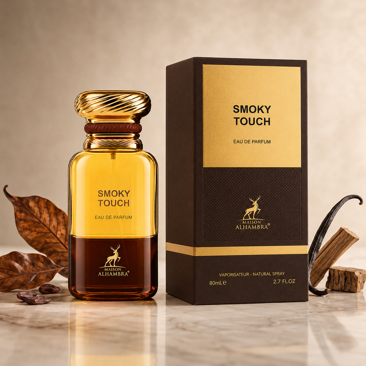 Maison Alhambra Smoky Touch Eau de Parfum Spray for Unisex 2.7 Ounce